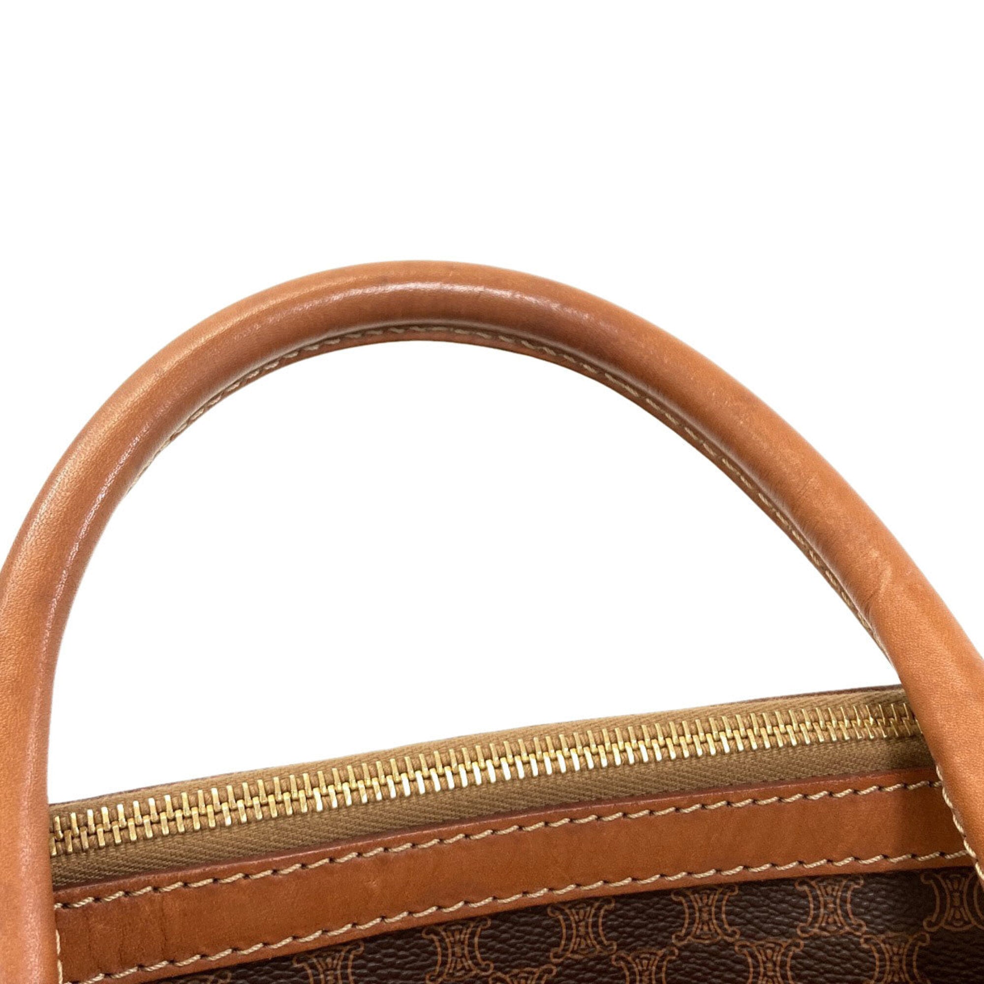 Celine Macadam Brown Pvc Handbag (Pre-Owned)
