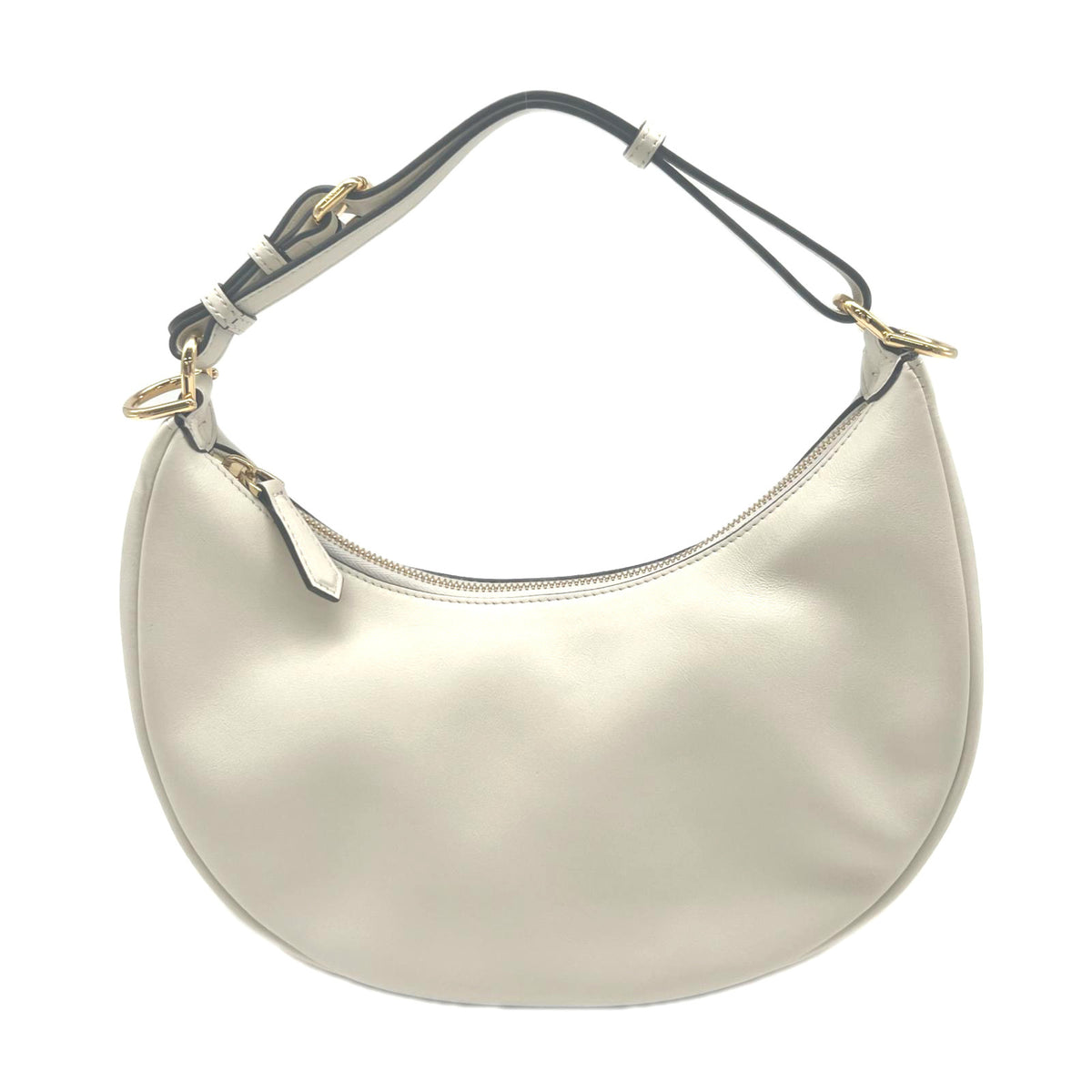 Fendi White Leather Handbag (Pre-Owned)