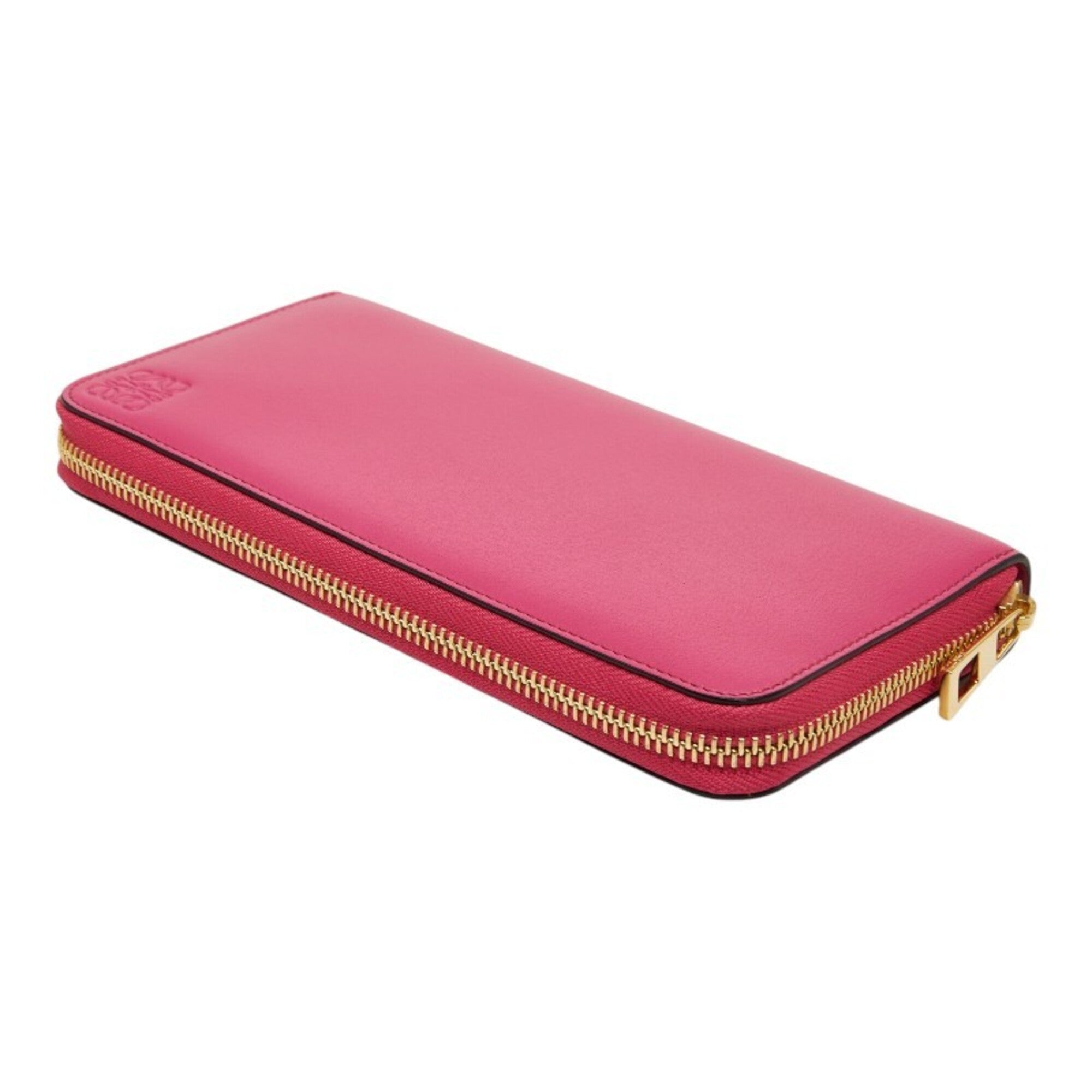 Loewe Pink Leather Long Wallet (Bi-Fold) (Pre-Owned)