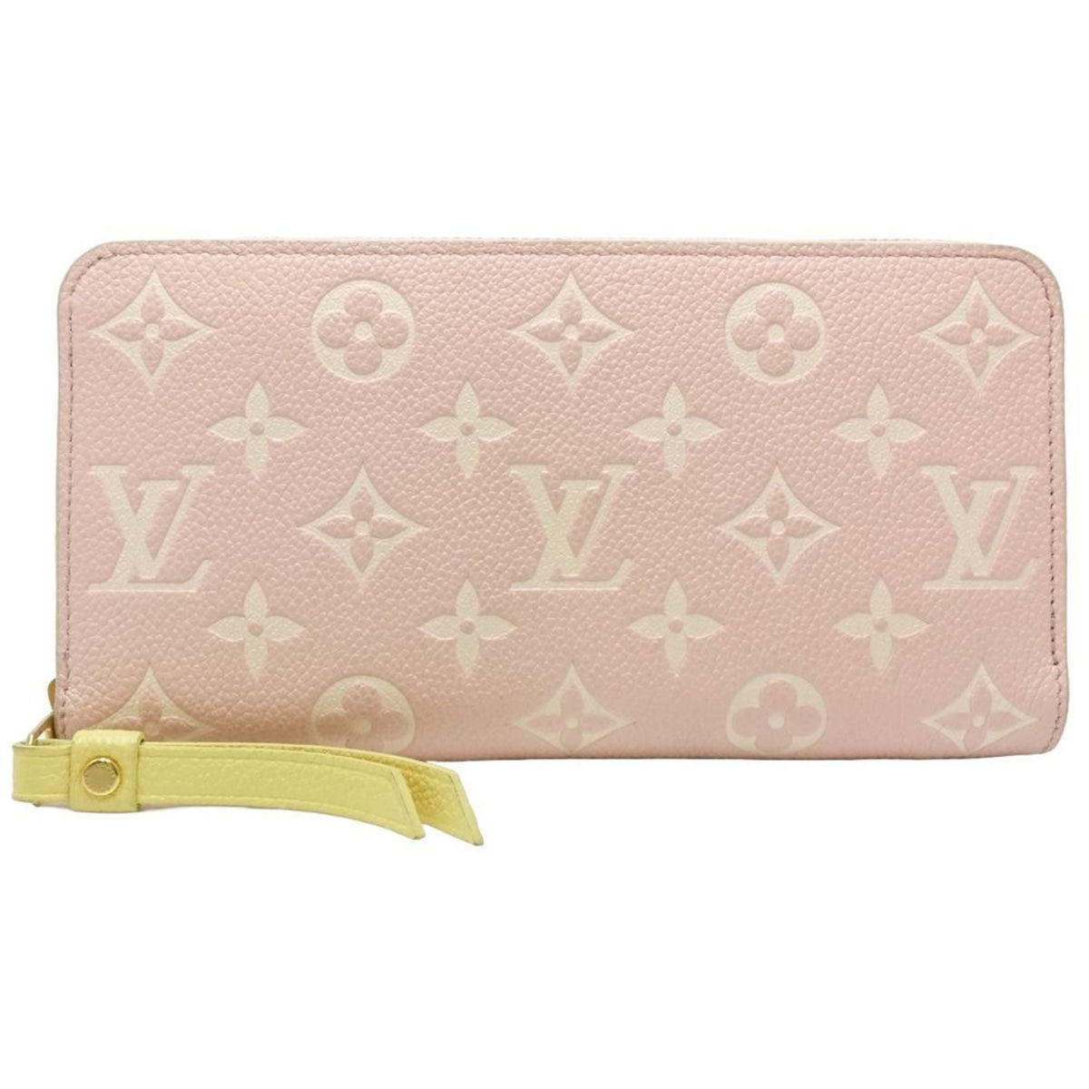 Louis Vuitton Beige Pink Yellow Monogram Empreinte Long Wallet (Bi-Fold) (Pre-Owned)