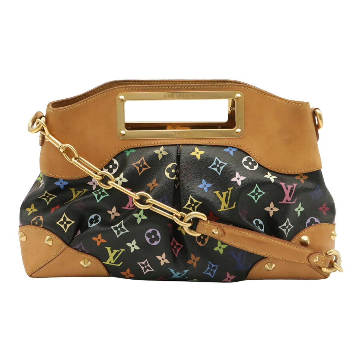 Louis Vuitton Black Monogram Multi-Color Noir Monogram Multicolore Handbag Shoulder Bag (Pre-Owned)