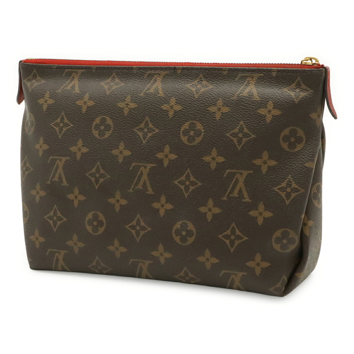 Louis Vuitton Cerise Monogram Red Color White Monogram Clutch Bag Pouch (Pre-Owned)