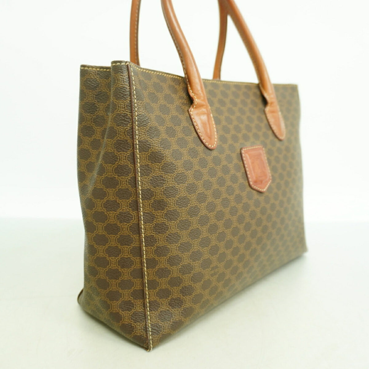 Celine Brown Pvc Handbag (Pre-Owned)