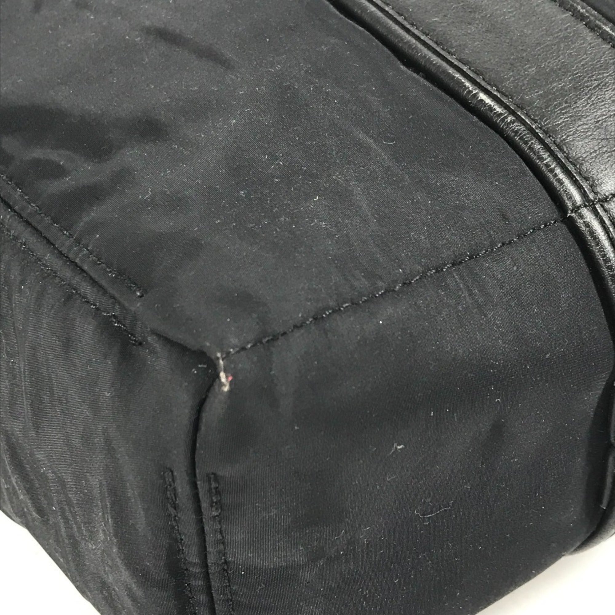 Hermes Acapulco Black Nylon Shoulder Bag Tote Bag (Pre-Owned)