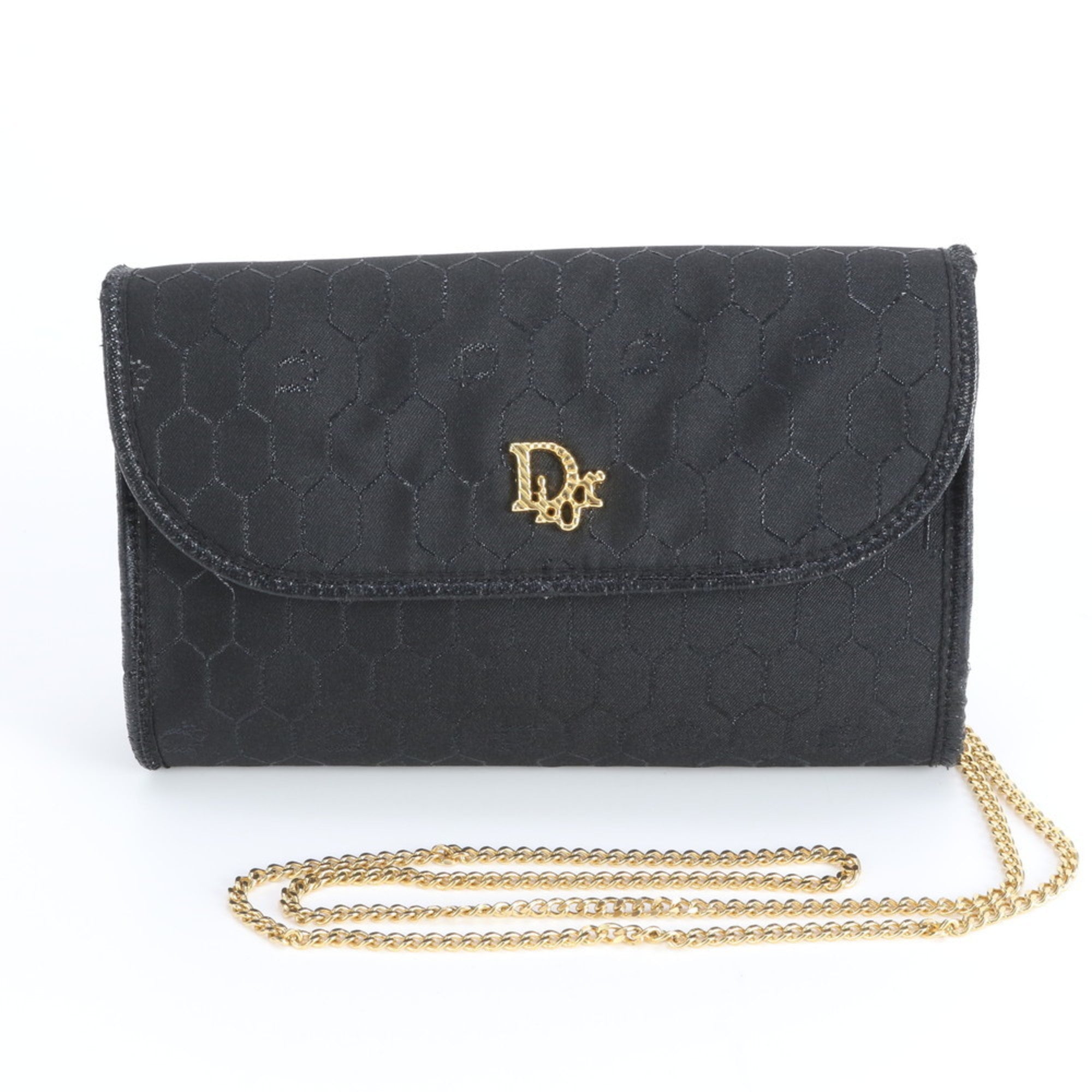 Christian Dior Black Leather Nylon Shoulder Bag (Pre-Owned)