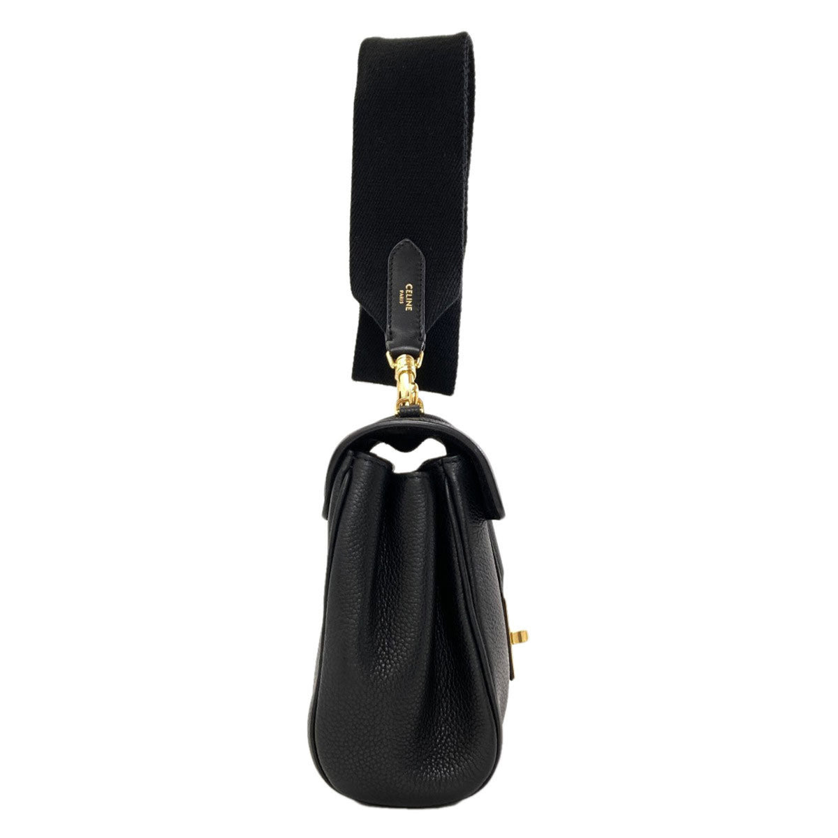 Celine Black Leather Shoulder Bag (Pre-Owned)