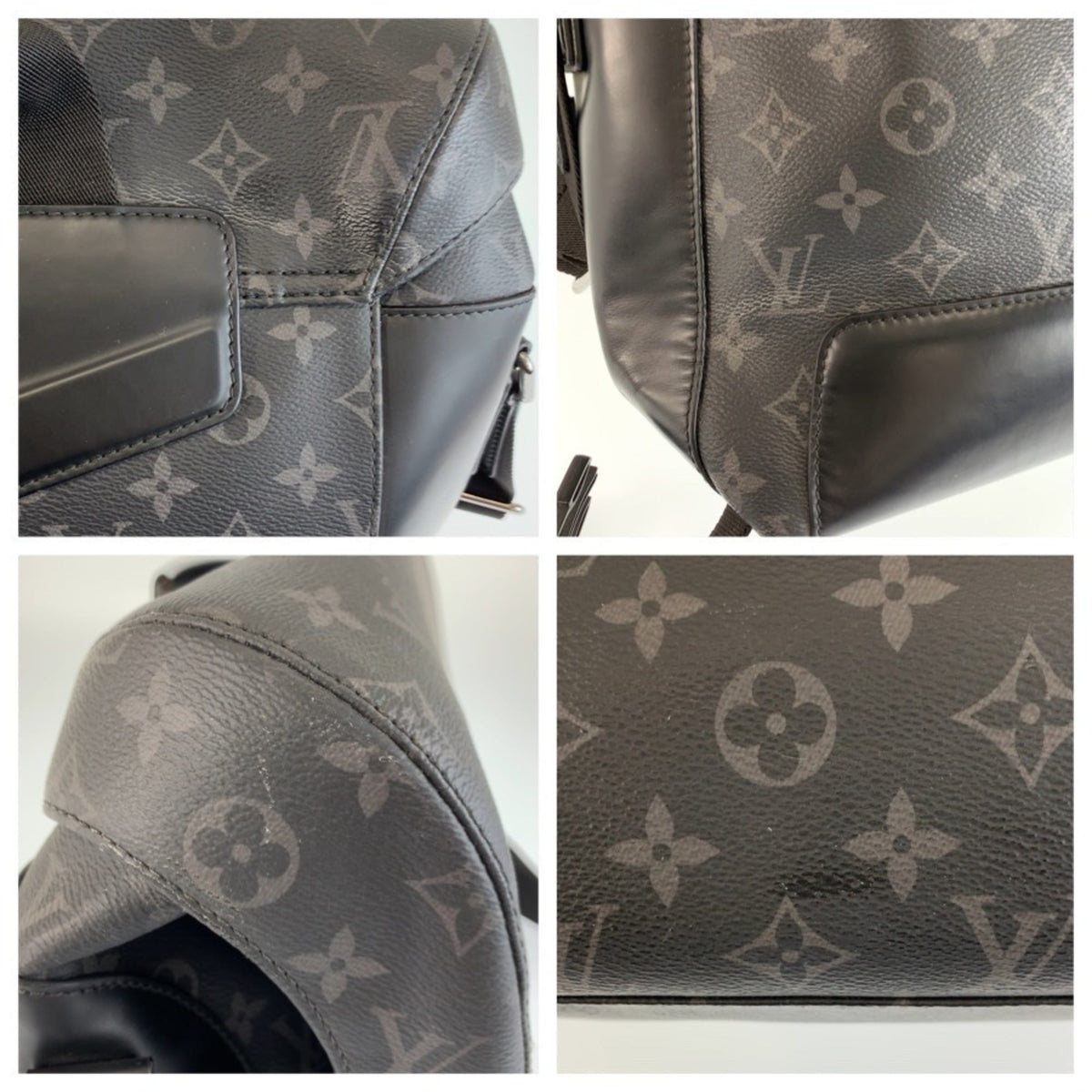 Louis Vuitton Black Monogram Eclipse Messenger Bag Shoulder Bag (Pre-Owned)