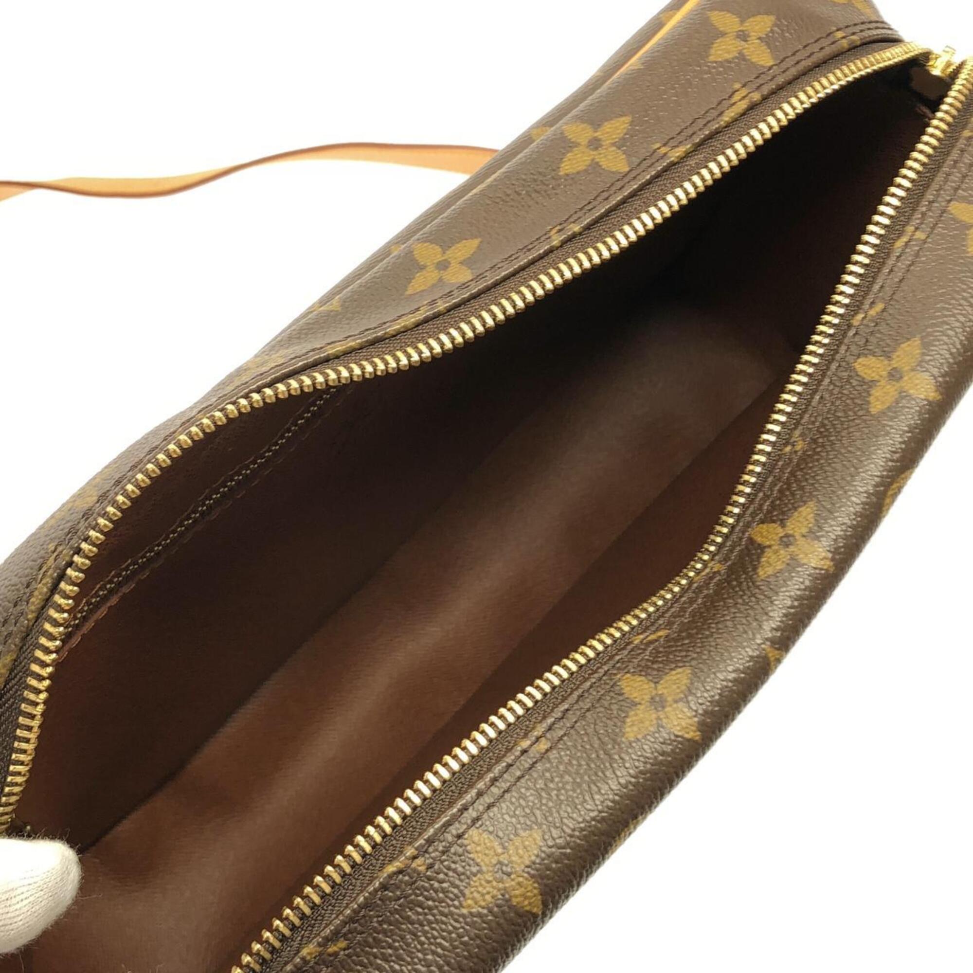 Louis Vuitton Brown Coated Canvas Shoulder Bag (Pre-Owned)