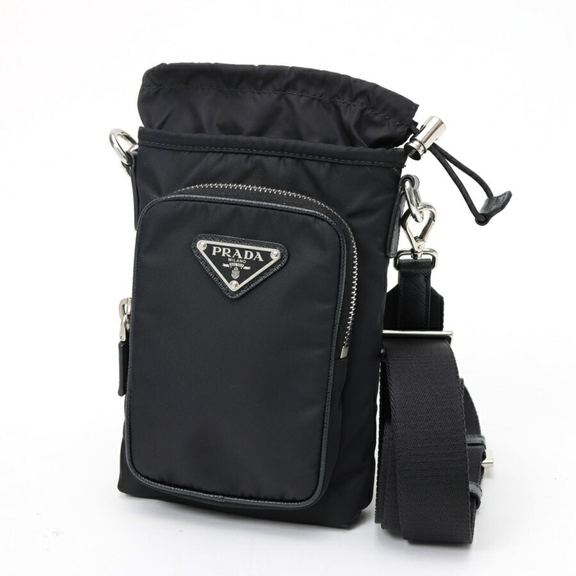 Prada Black Fabric Pouch (Pre-Owned)