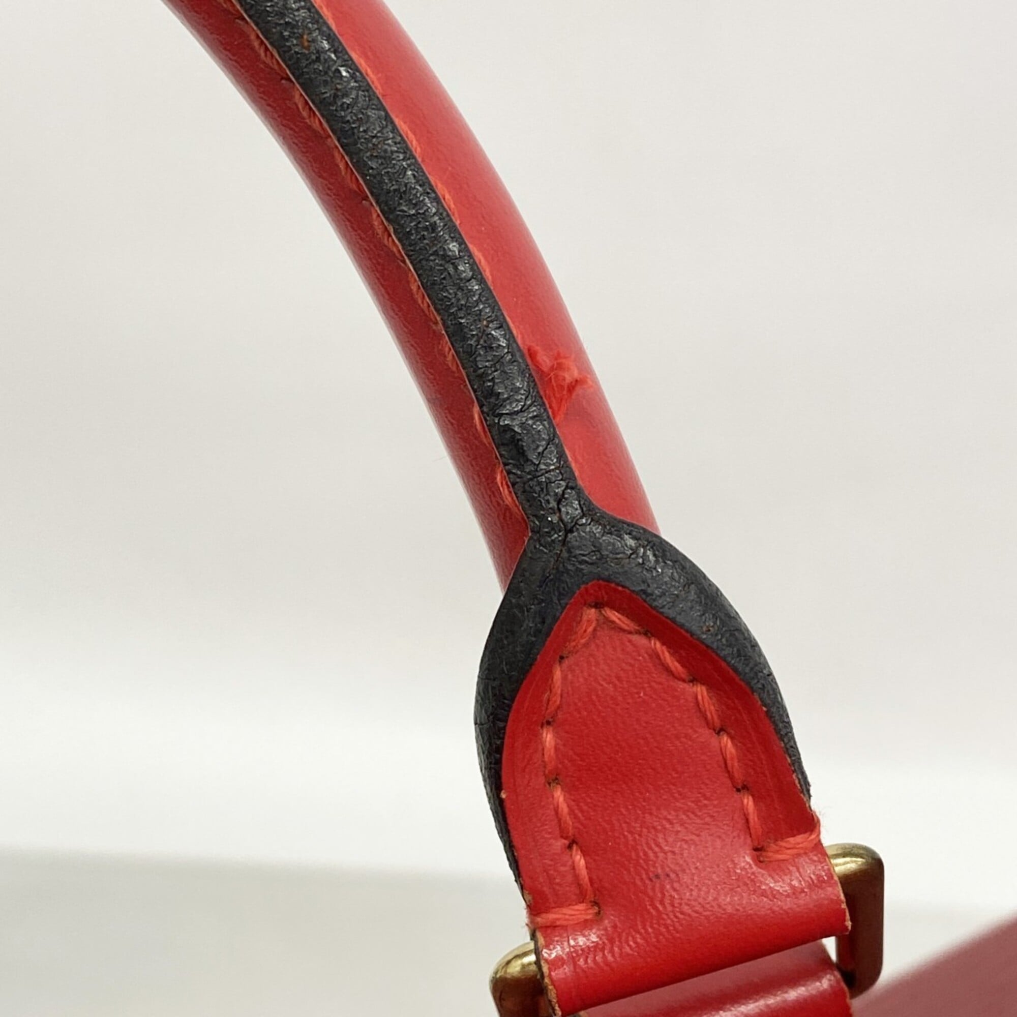 Louis Vuitton Castilian Red Handbag (Pre-Owned)