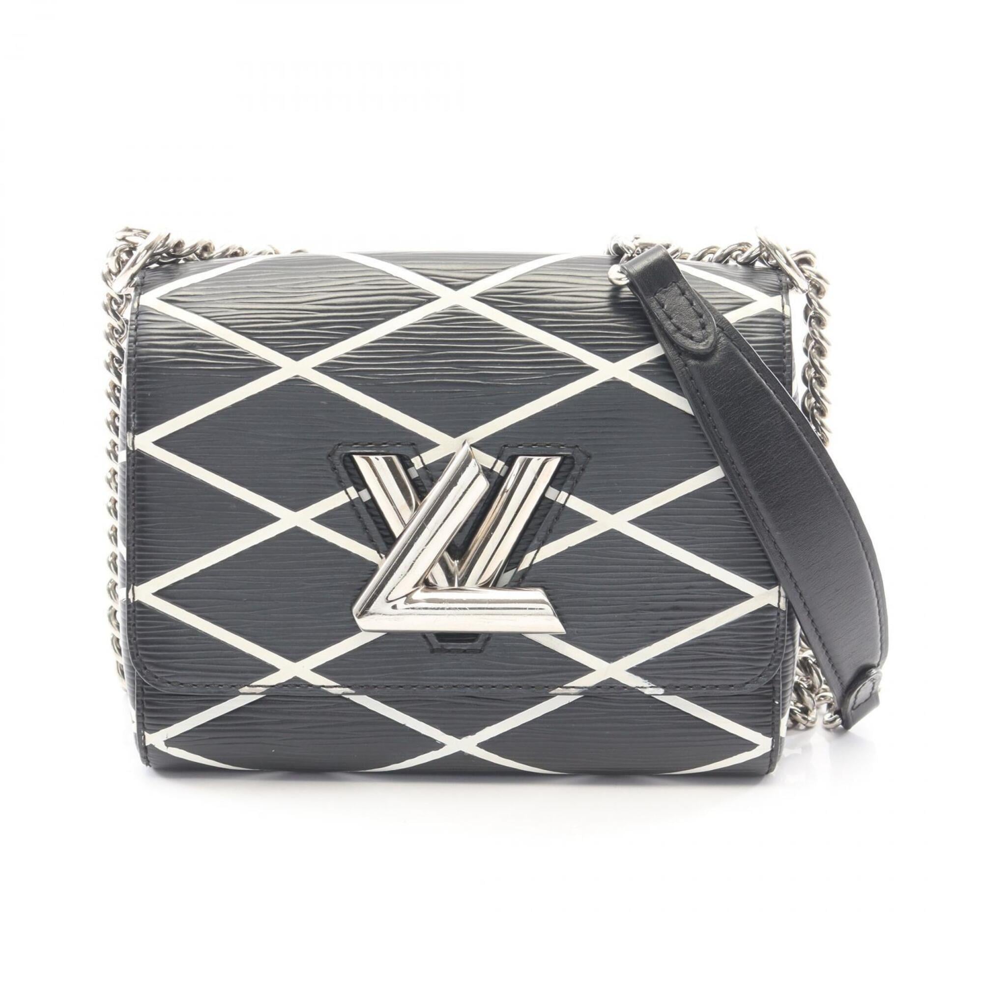 Louis Vuitton Black White Epi Leather Handbag Shoulder Bag (Pre-Owned)