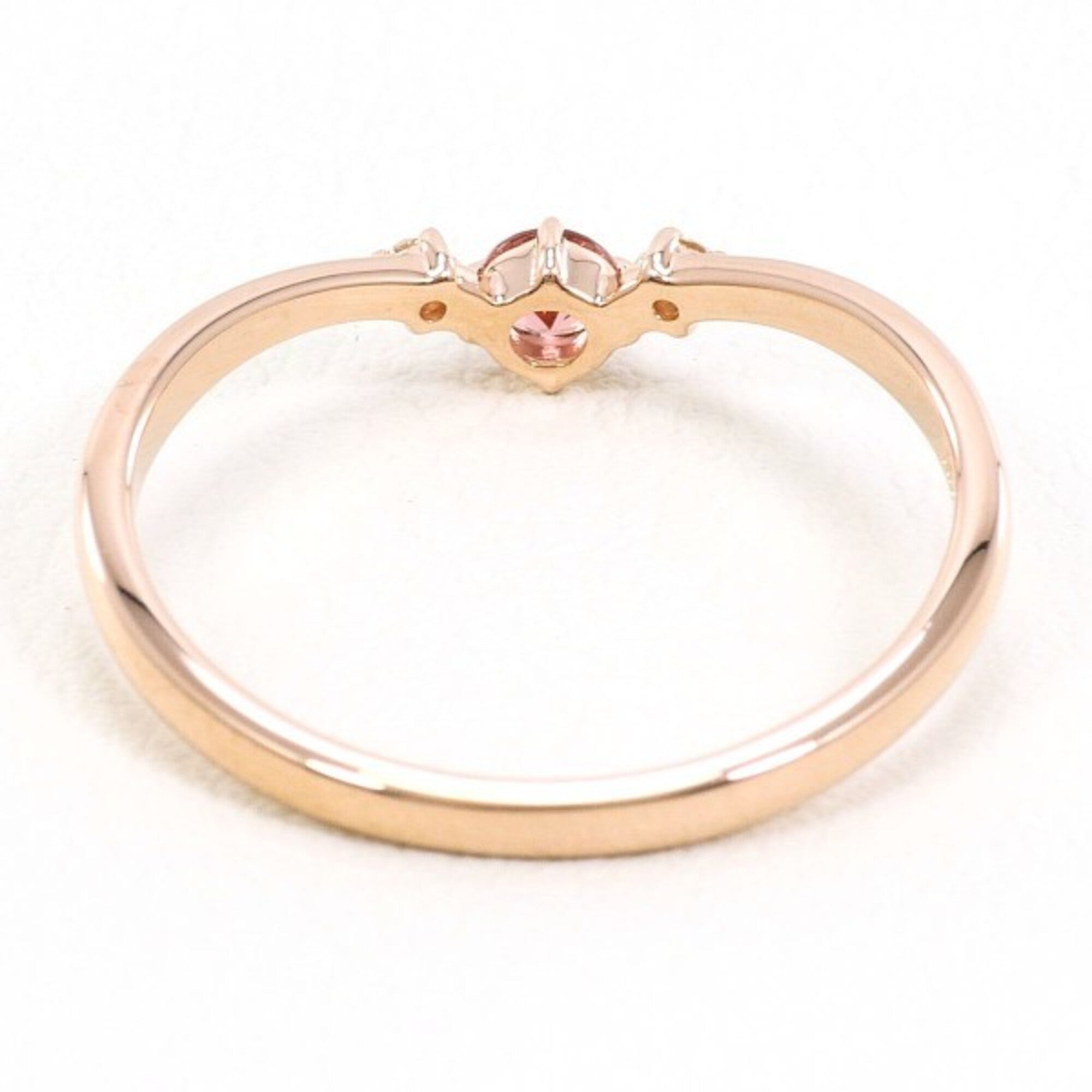 Unbranded Pink Yellow Gold Yellow Gold (10K) Band Ring (Pre-Owned)