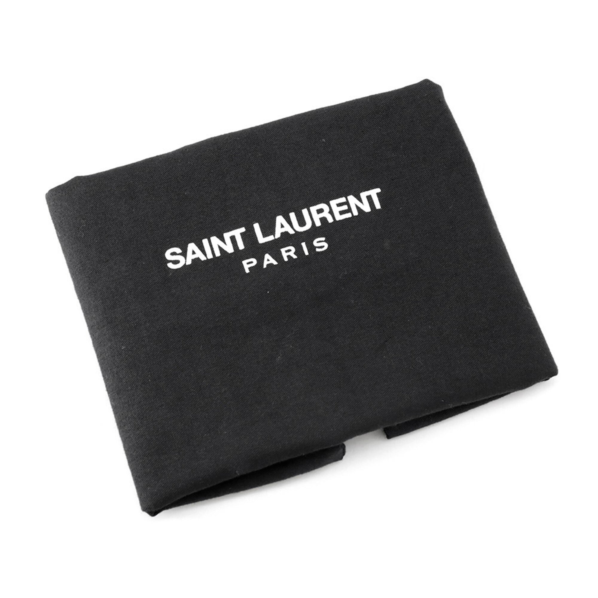 Yves Saint Laurent Black Patent Leather Handbag Shoulder Bag (Pre-Owned)