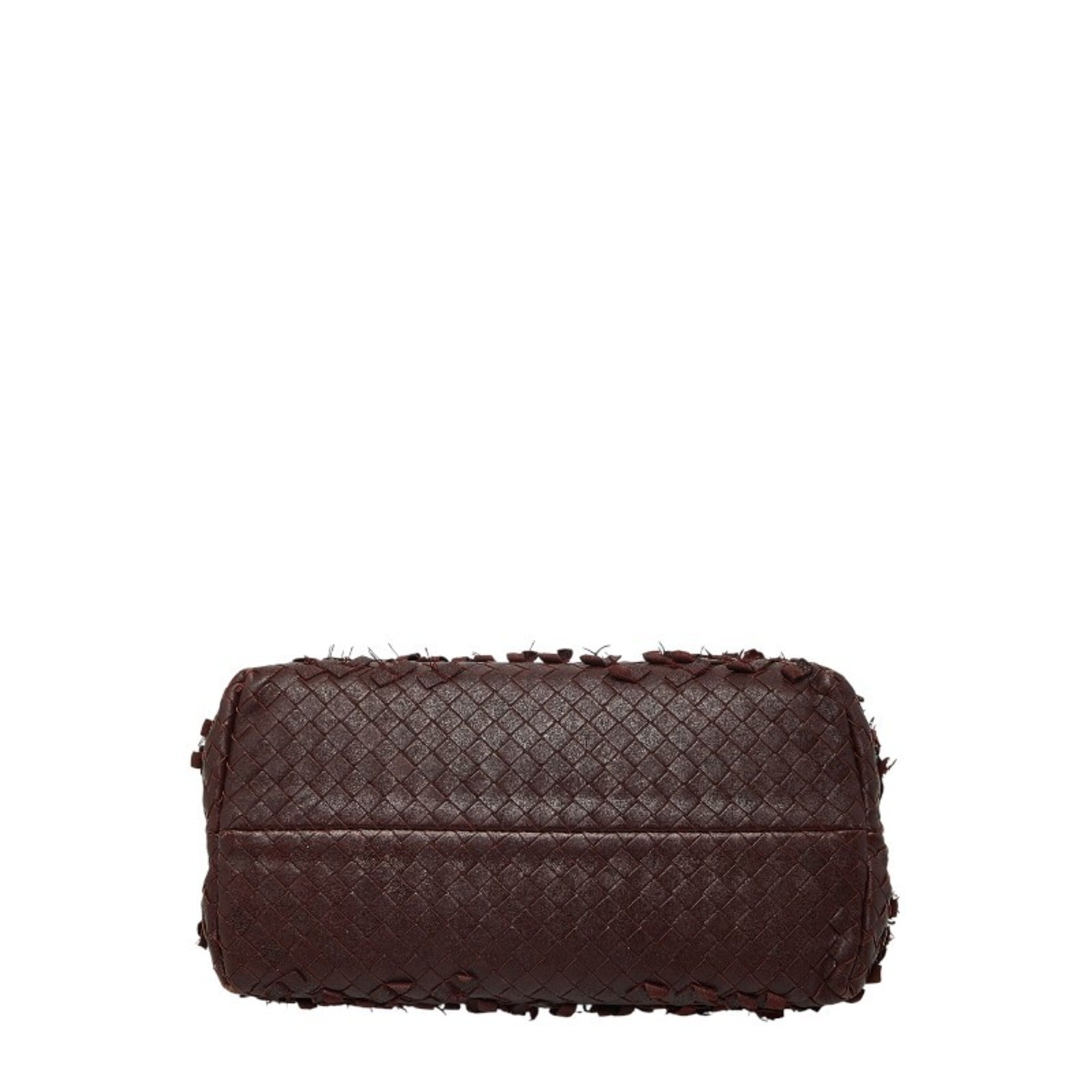 Bottega Veneta Brown Leather Handbag Tote Bag (Pre-Owned)