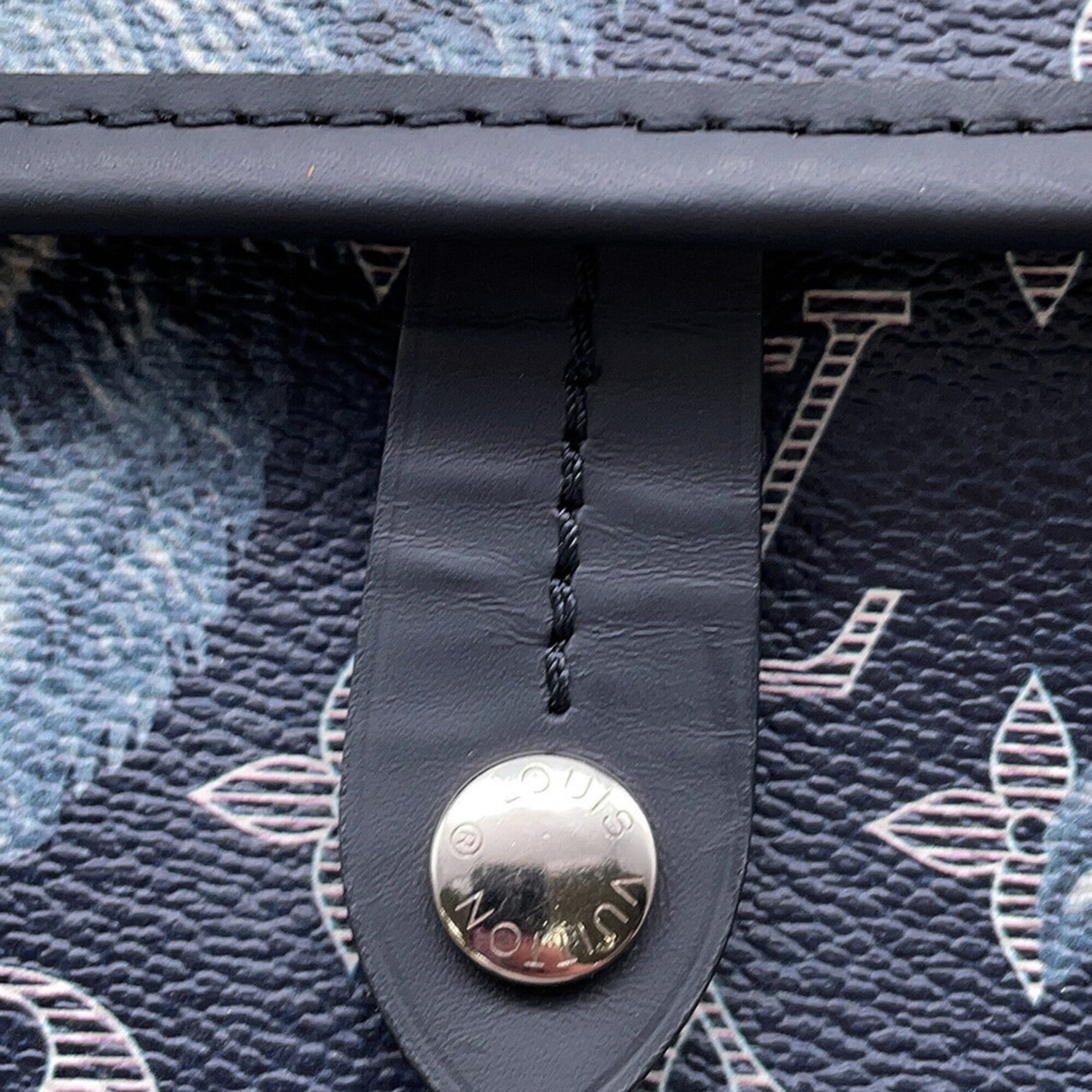 Louis Vuitton Monogram Navy Monogram Handbag Shoulder Bag (Pre-Owned)