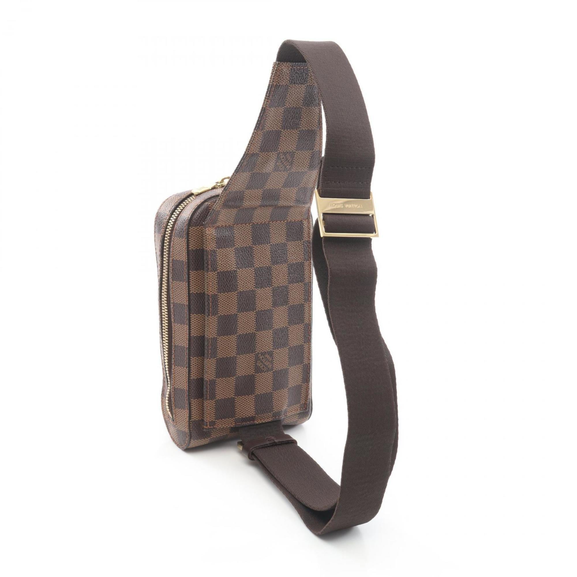 Louis Vuitton Brown Damier Canvas Ebene Coated Canvas Fanny Pack Handbag (Pre-Owned)