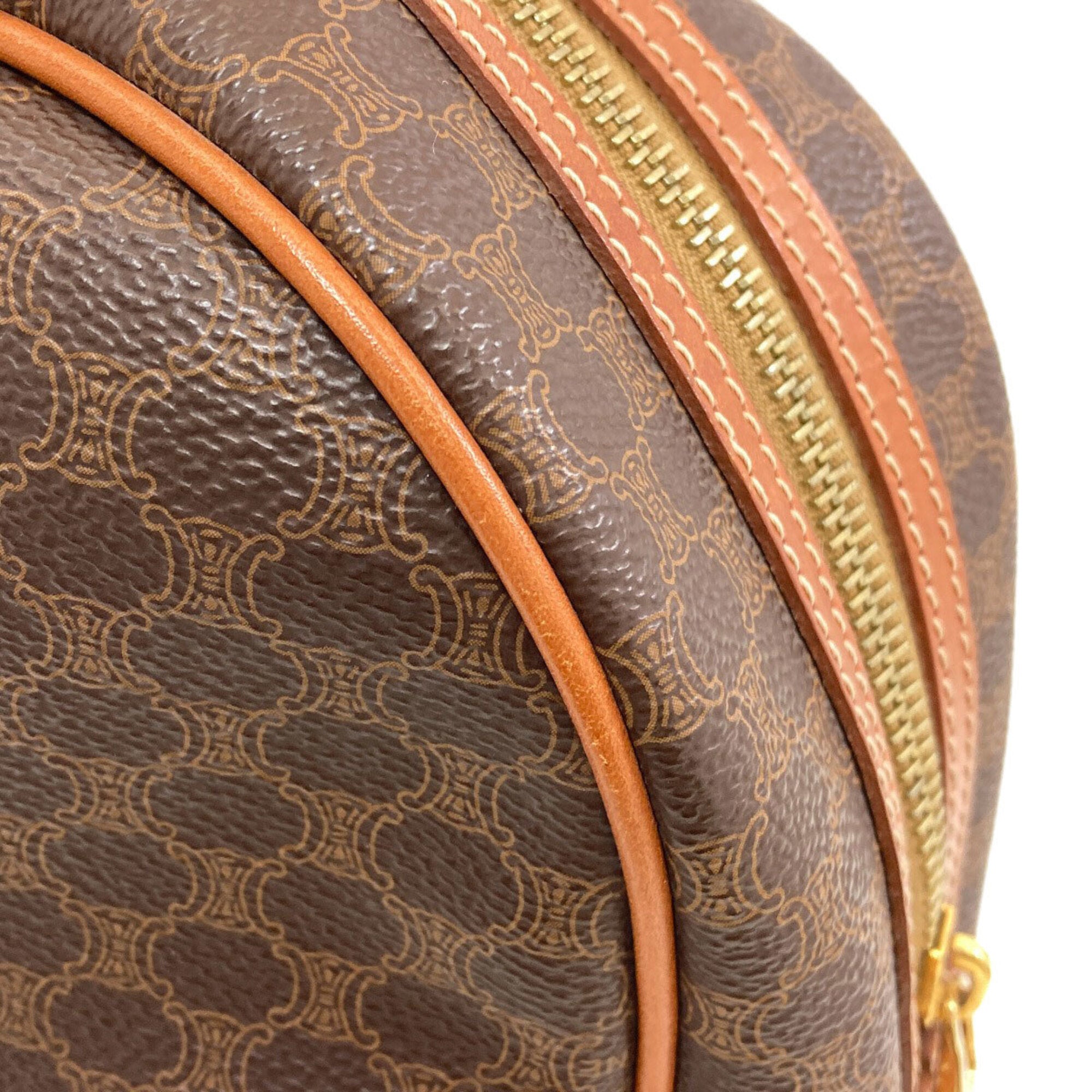 Celine Brown Pvc Leather Handbag (Pre-Owned)