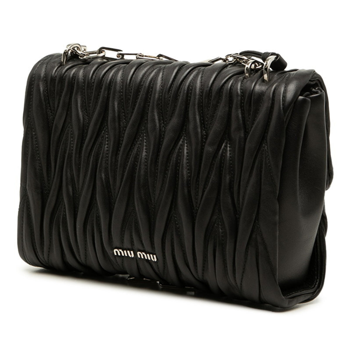Miu Miu Black Leather Handbag (Pre-Owned)