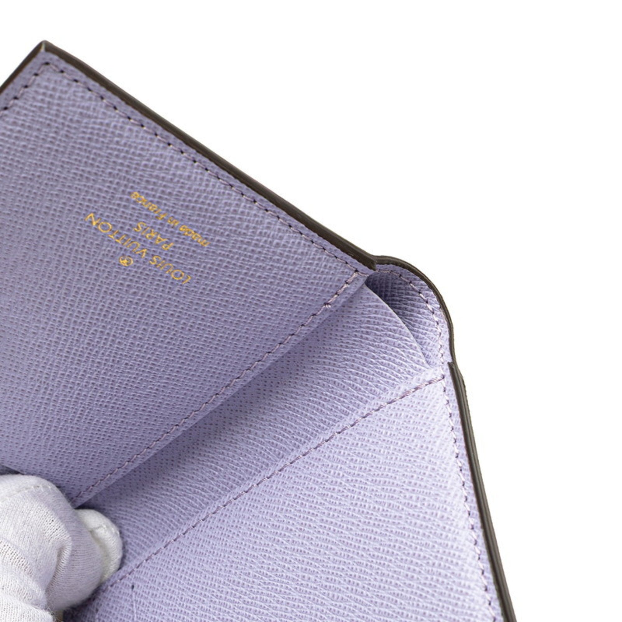 Louis Vuitton Monogram Brown Pvc Leather Wallet (Bi-Fold) (Pre-Owned)