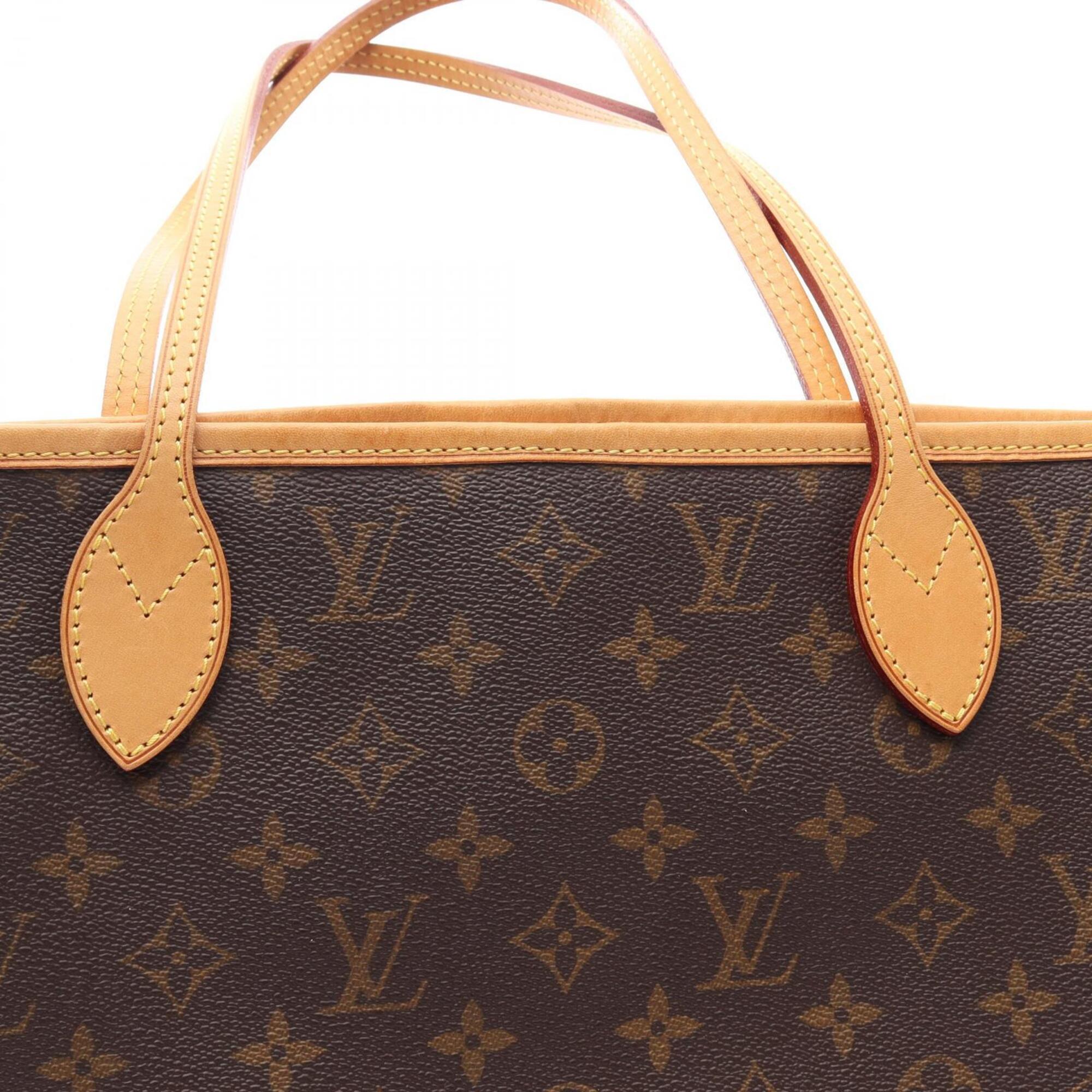 Louis Vuitton Brown Monogram Monogram Leather Coated Canvas Handbag Tote Bag (Pre-Owned)
