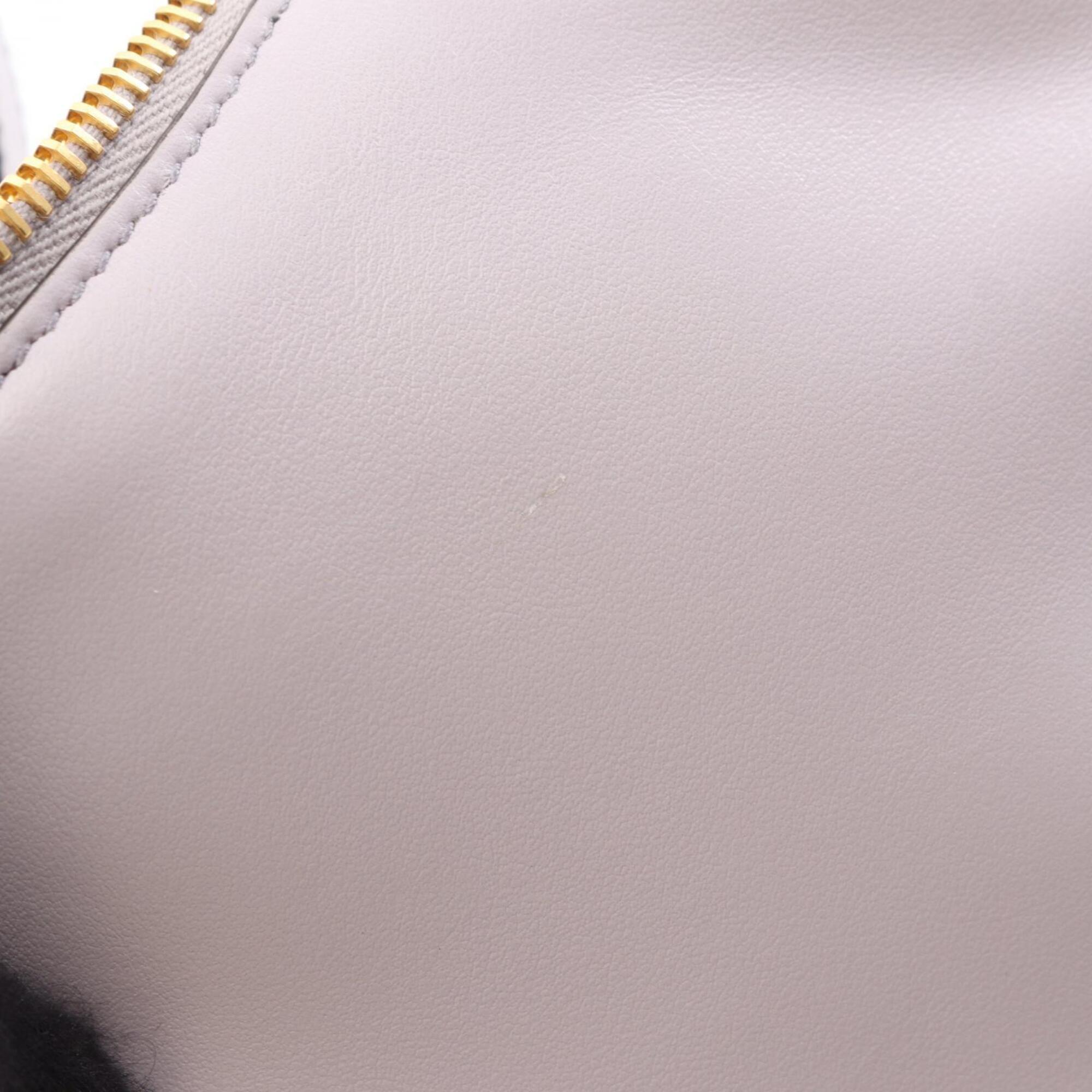 Prada Purple Leather Handbag (Pre-Owned)