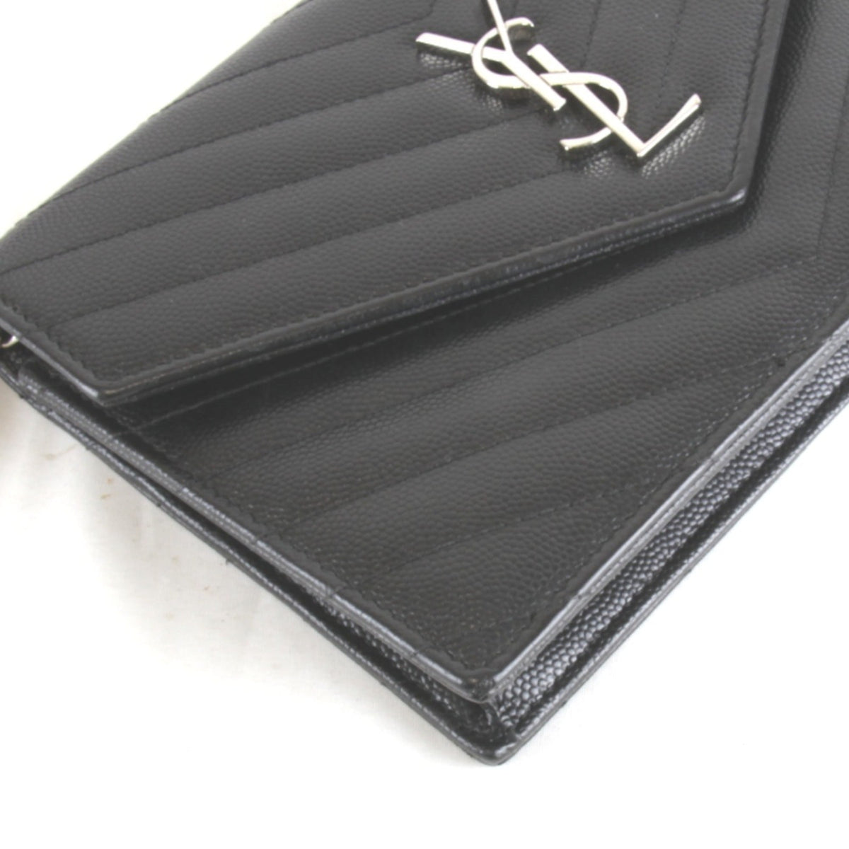 Saint Laurent Black Leather Shoulder Bag (Pre-Owned)
