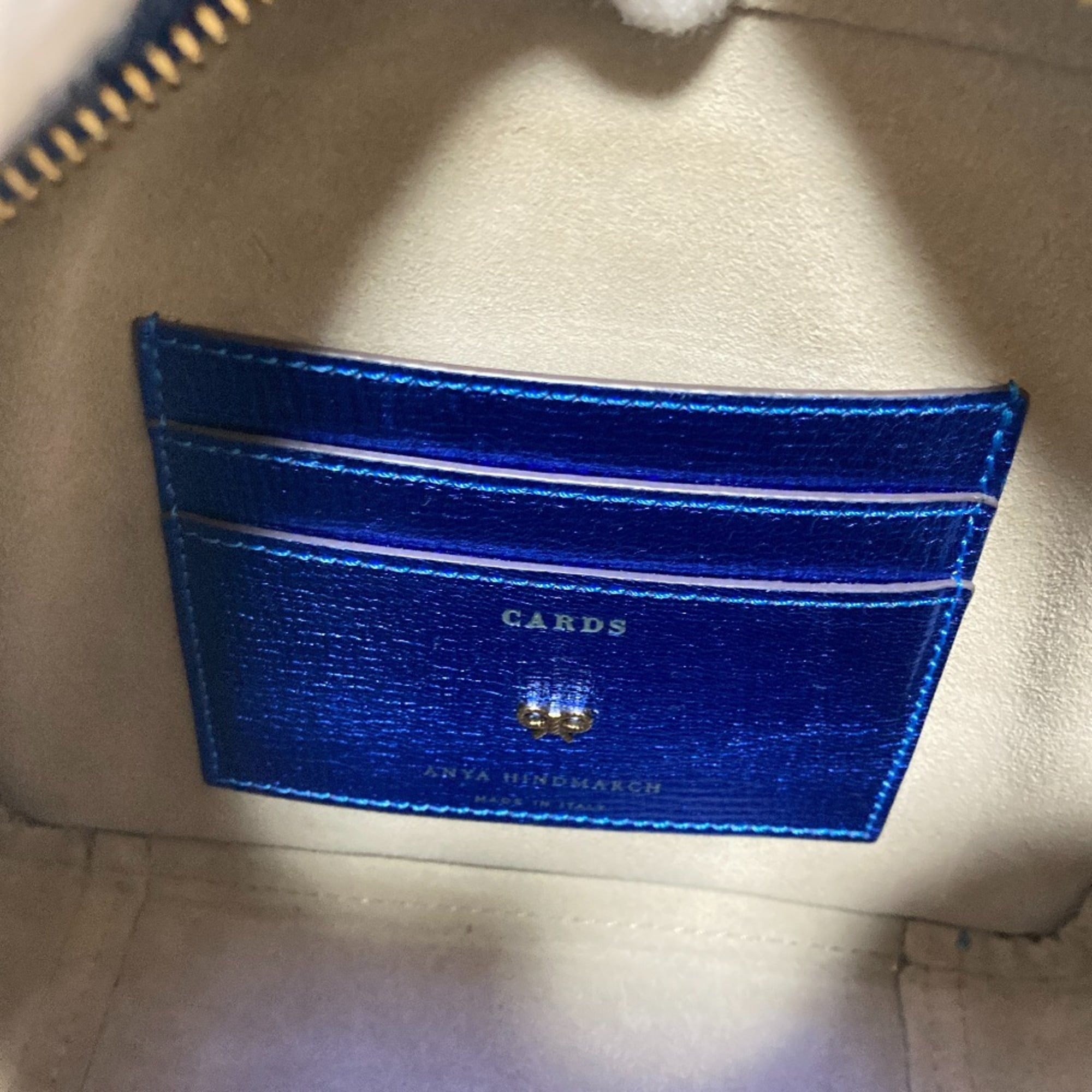 Anya Hindmarch Blue Shoulder Bag (Pre-Owned)