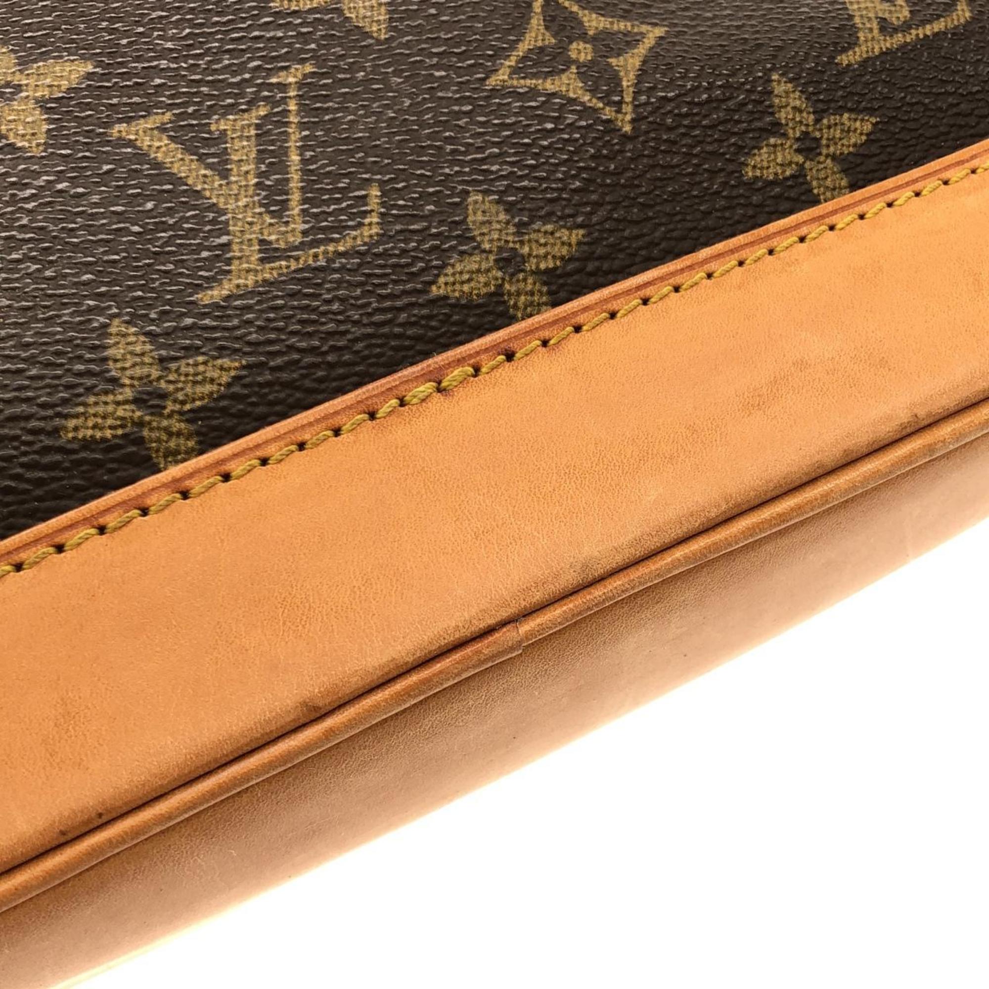 Louis Vuitton Marron Coated Canvas Handbag (Pre-Owned)