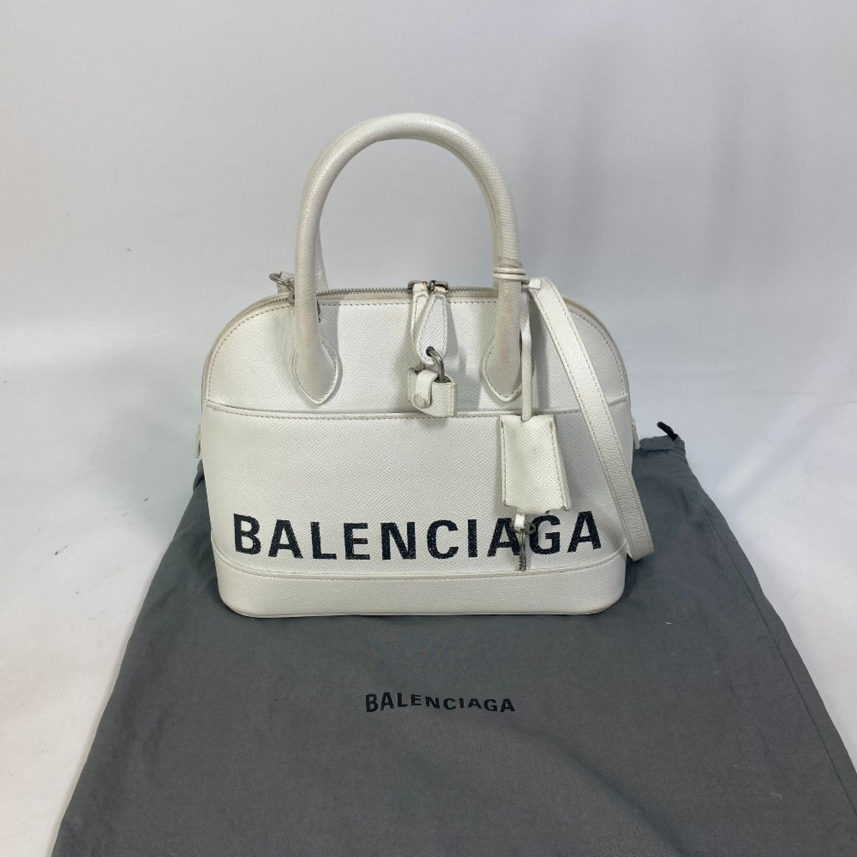 Balenciaga White Leather Handbag (Pre-Owned)