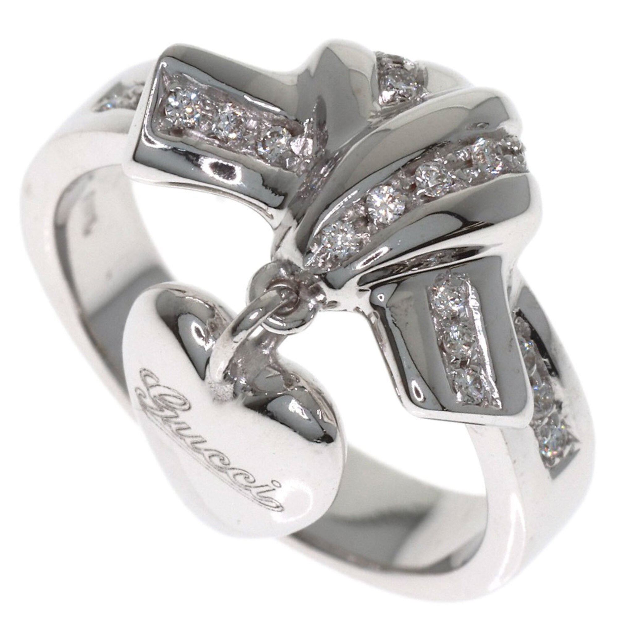 Gucci White Gold (18K) Band Ring (Pre-Owned)