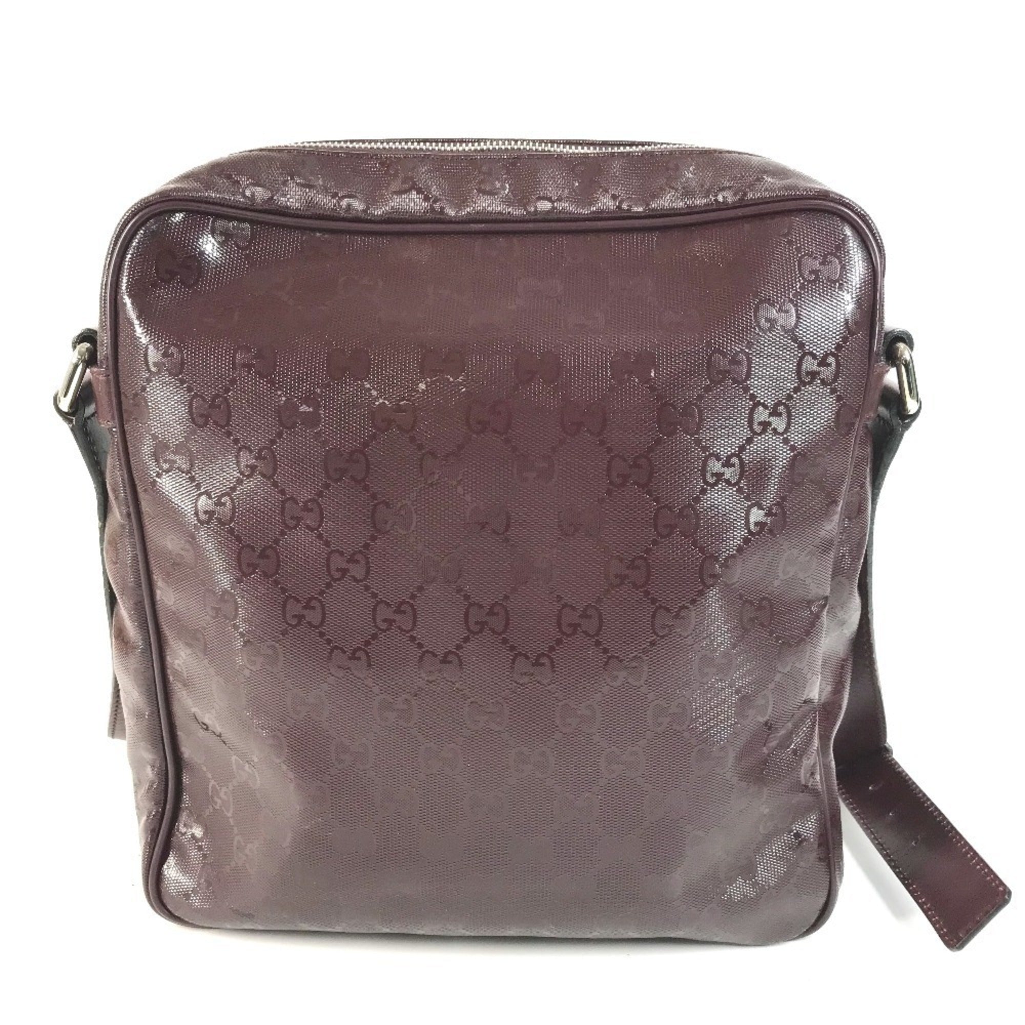 Gucci Gg Imprimé Purple Gg Imprimé Pochette Shoulder Bag (Pre-Owned)