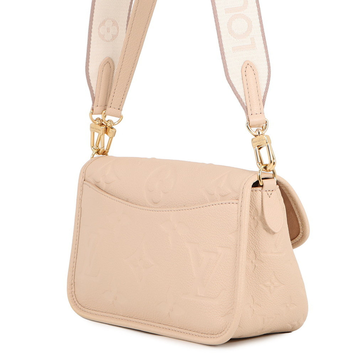Louis Vuitton Beige Pink Monogram Empreinte Handbag Shoulder Bag (Pre-Owned)