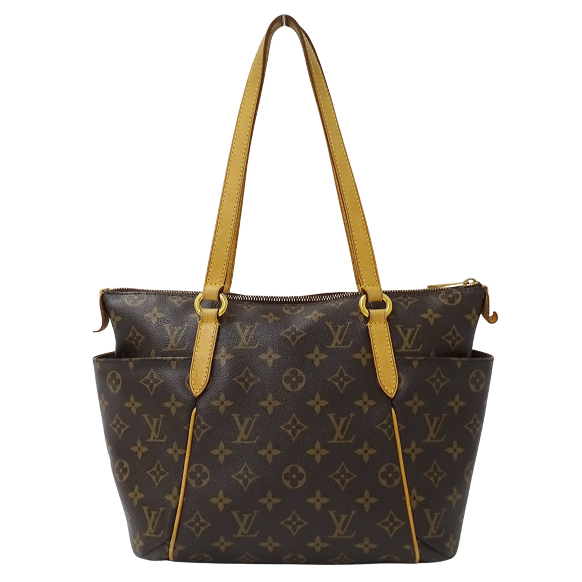 Louis Vuitton Brown Monogram Canvas Handbag Tote Bag (Pre-Owned)