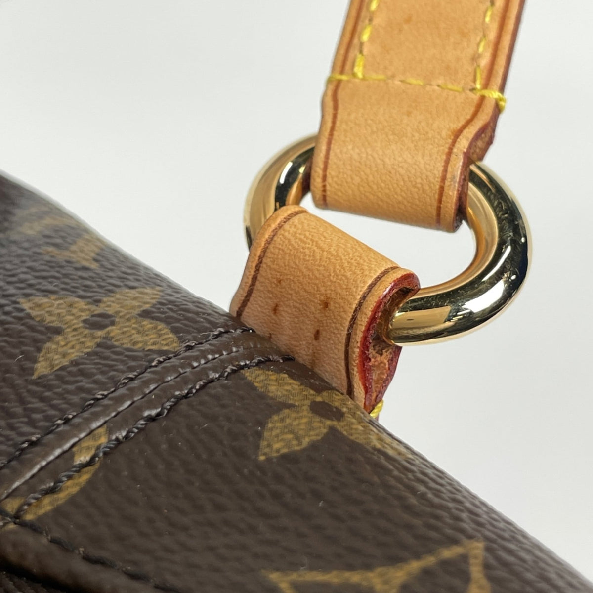 Louis Vuitton Brown Monogram Shoulder Bag Tote Bag (Pre-Owned)