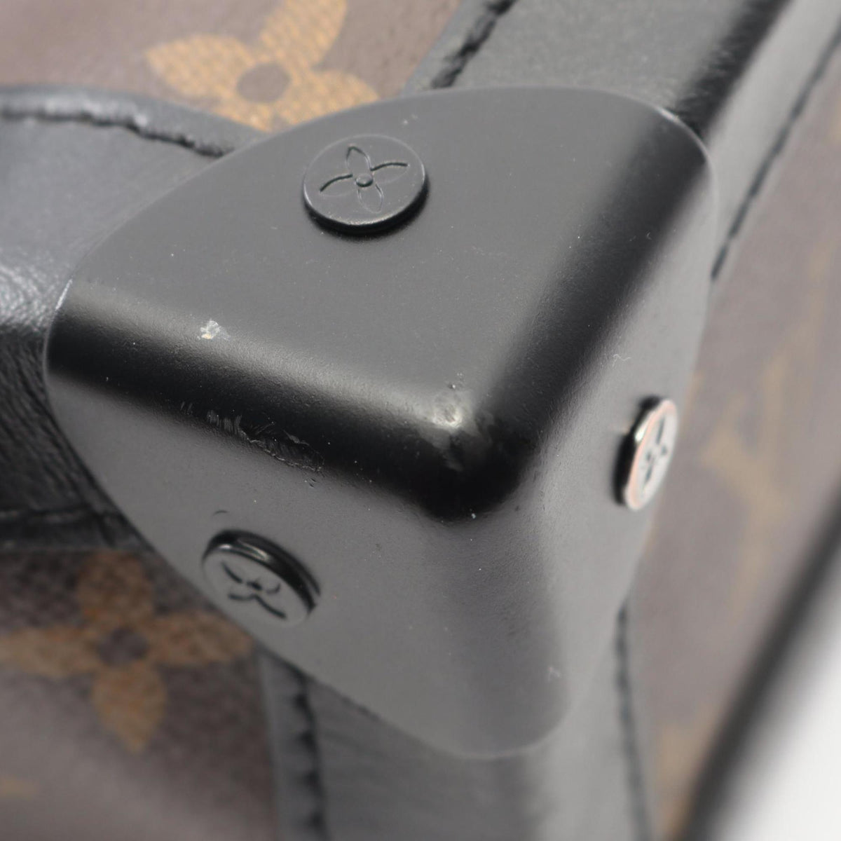 Louis Vuitton Black Brown Monogram Macassar Multi-Color Coated Canvas Leather Shoulder Bag (Pre-Owned)