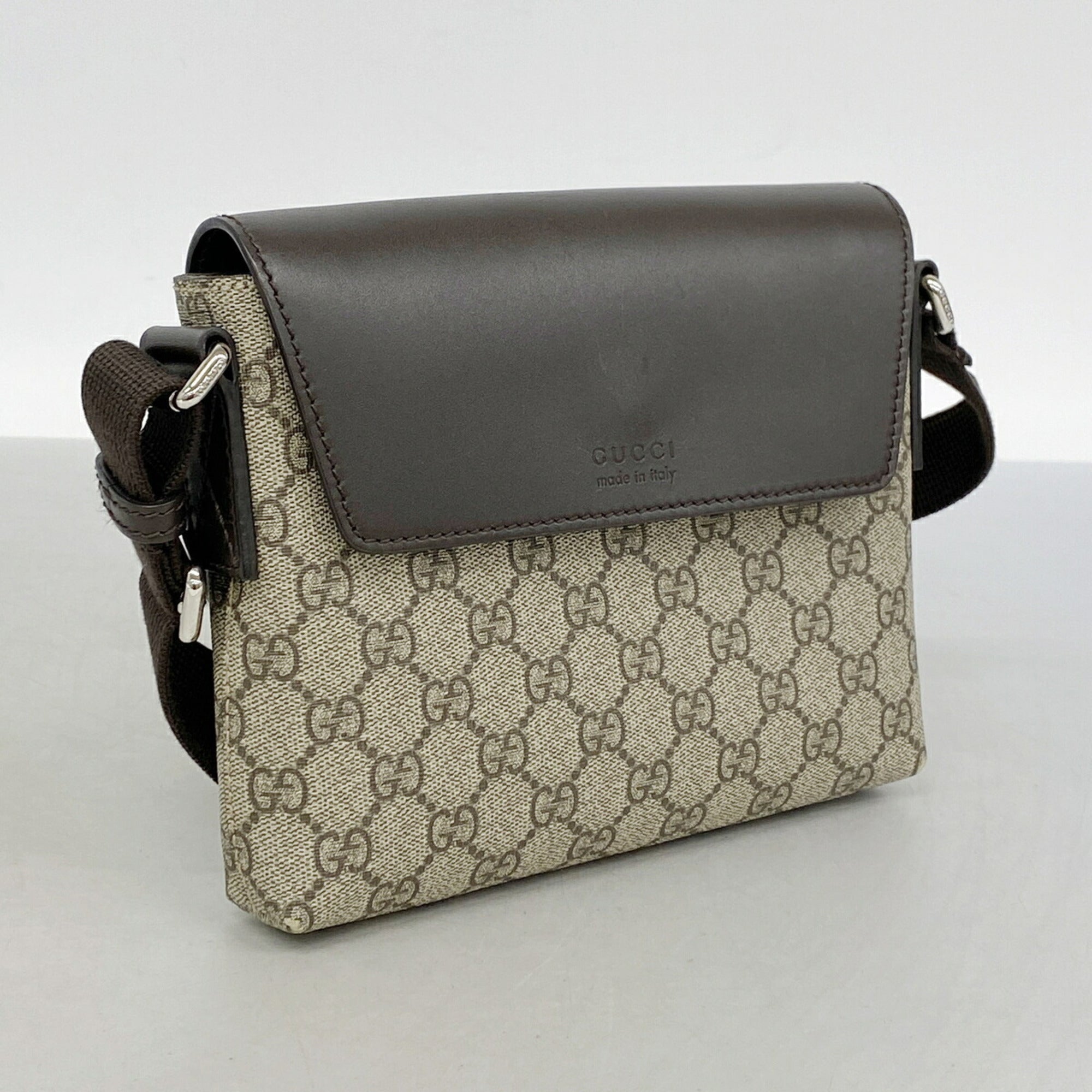 Gucci Brown Pvc Shoulder Bag (Pre-Owned)