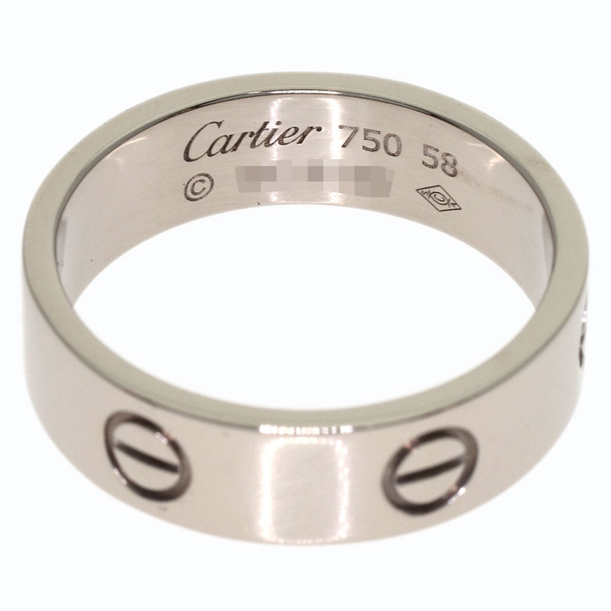 Cartier White Gold (18K) Band Ring (Pre-Owned)