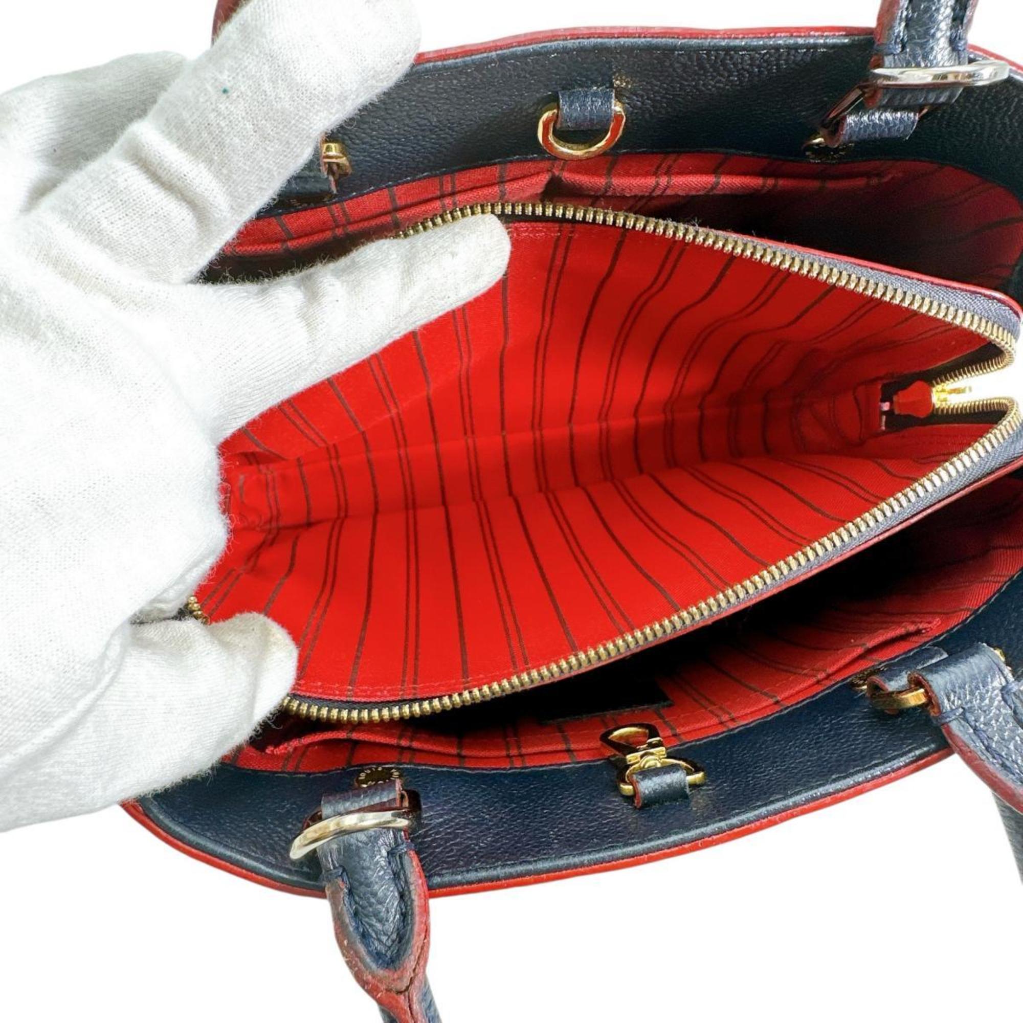 Louis Vuitton Marine Rouge Monogram Empreinte Shoulder Bag (Pre-Owned)