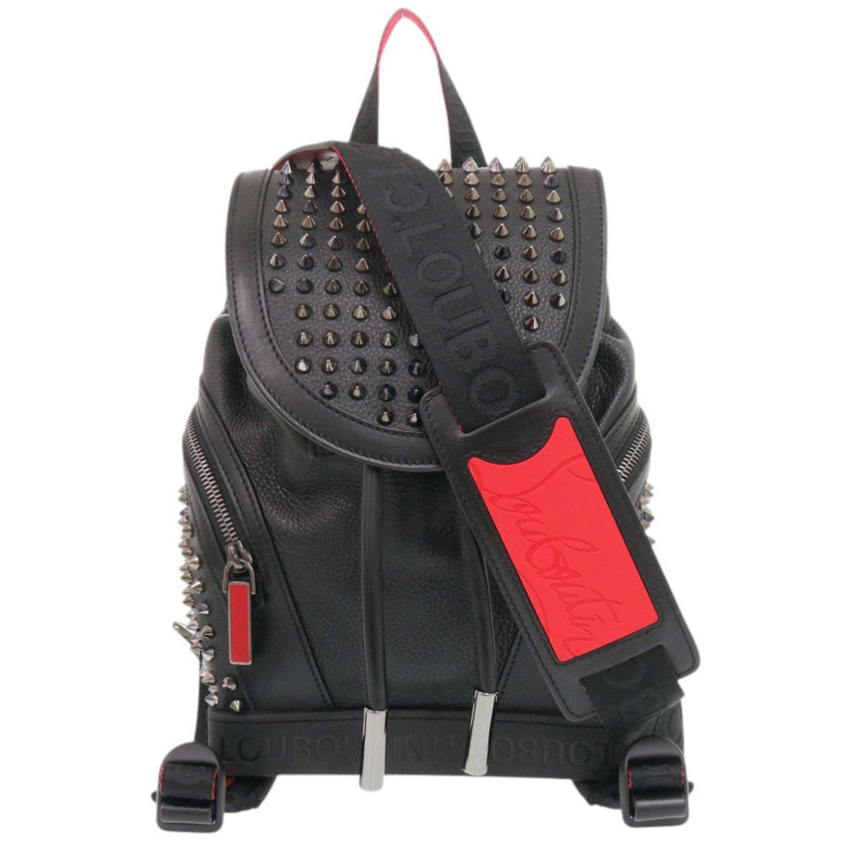 Christian Louboutin Black Leather Backpack (Pre-Owned)