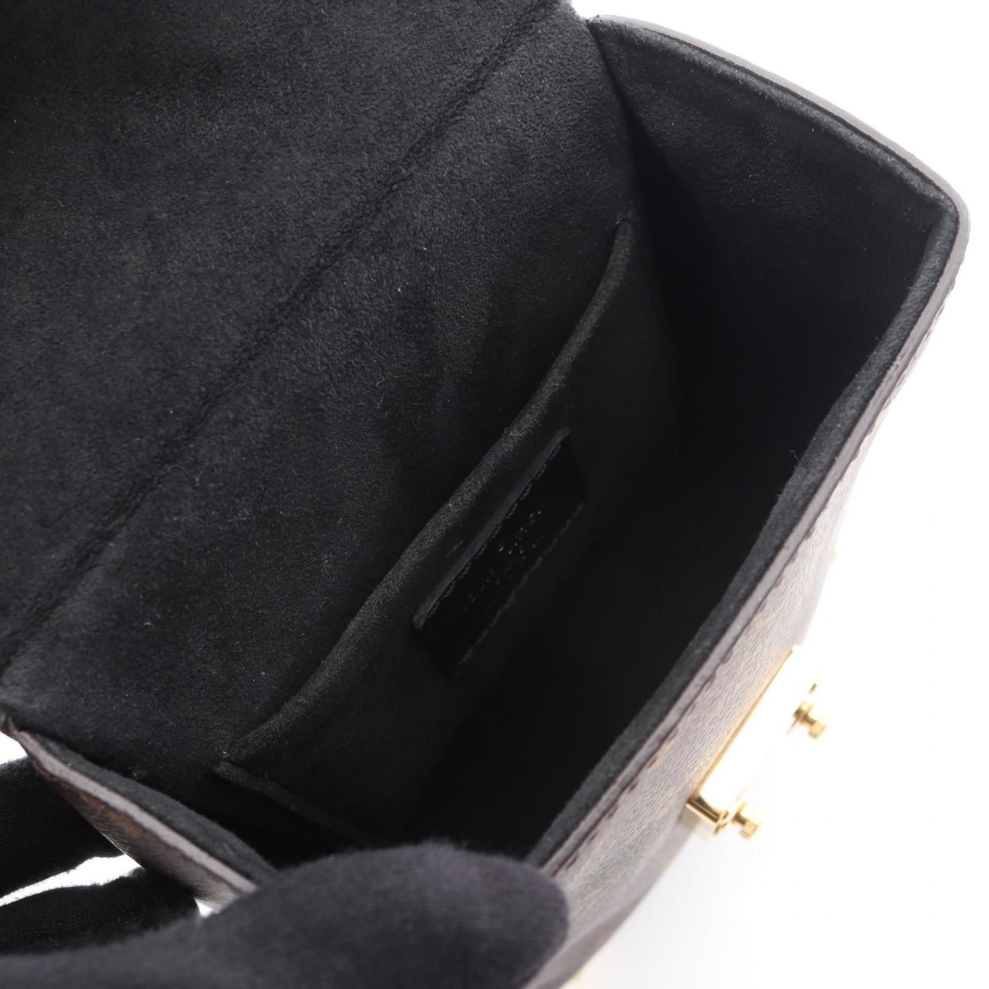 Louis Vuitton Brown Monogram Reverse Coated Canvas Leather Handbag (Pre-Owned)