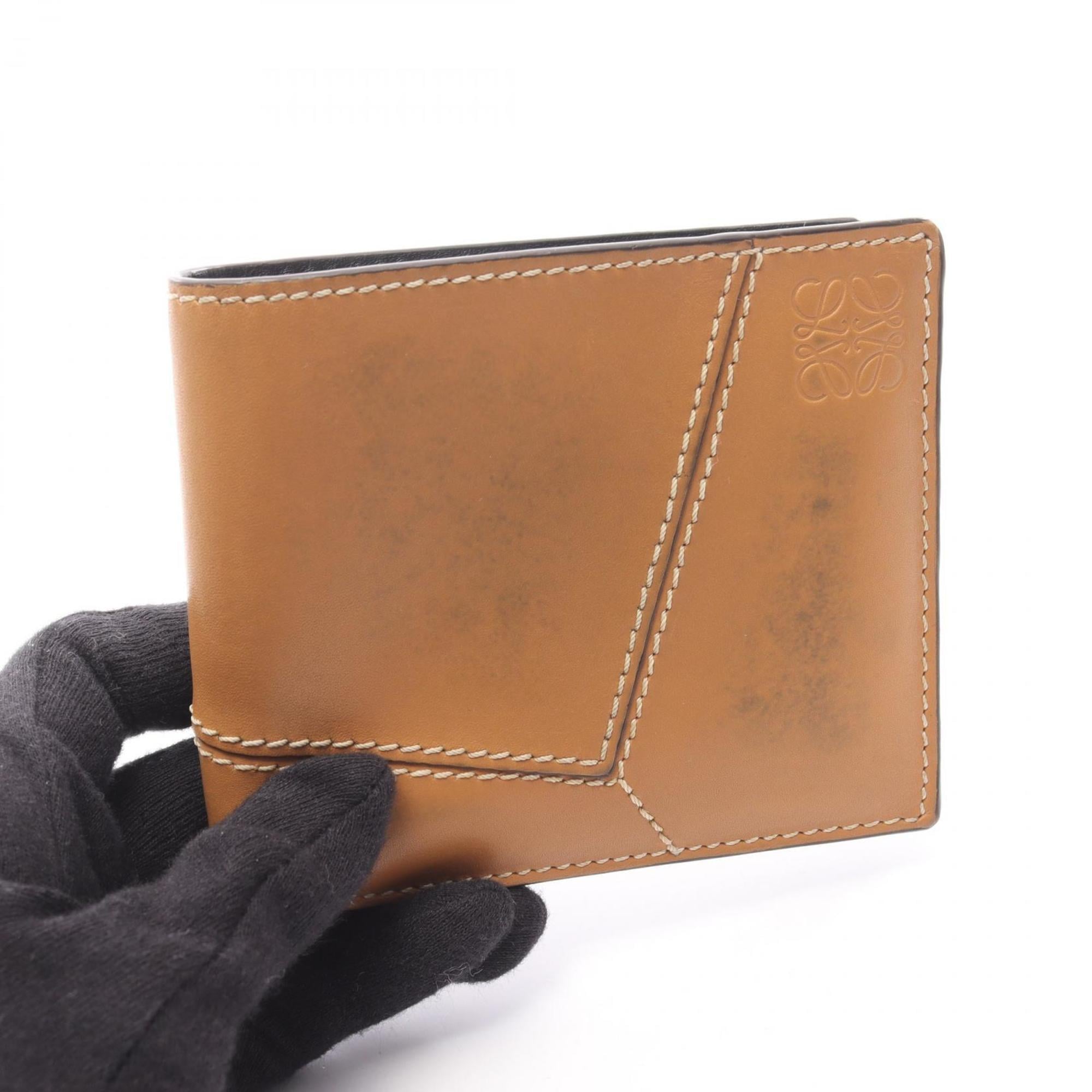 Loewe Brown Leather Wallet (Bi-Fold) (Pre-Owned)