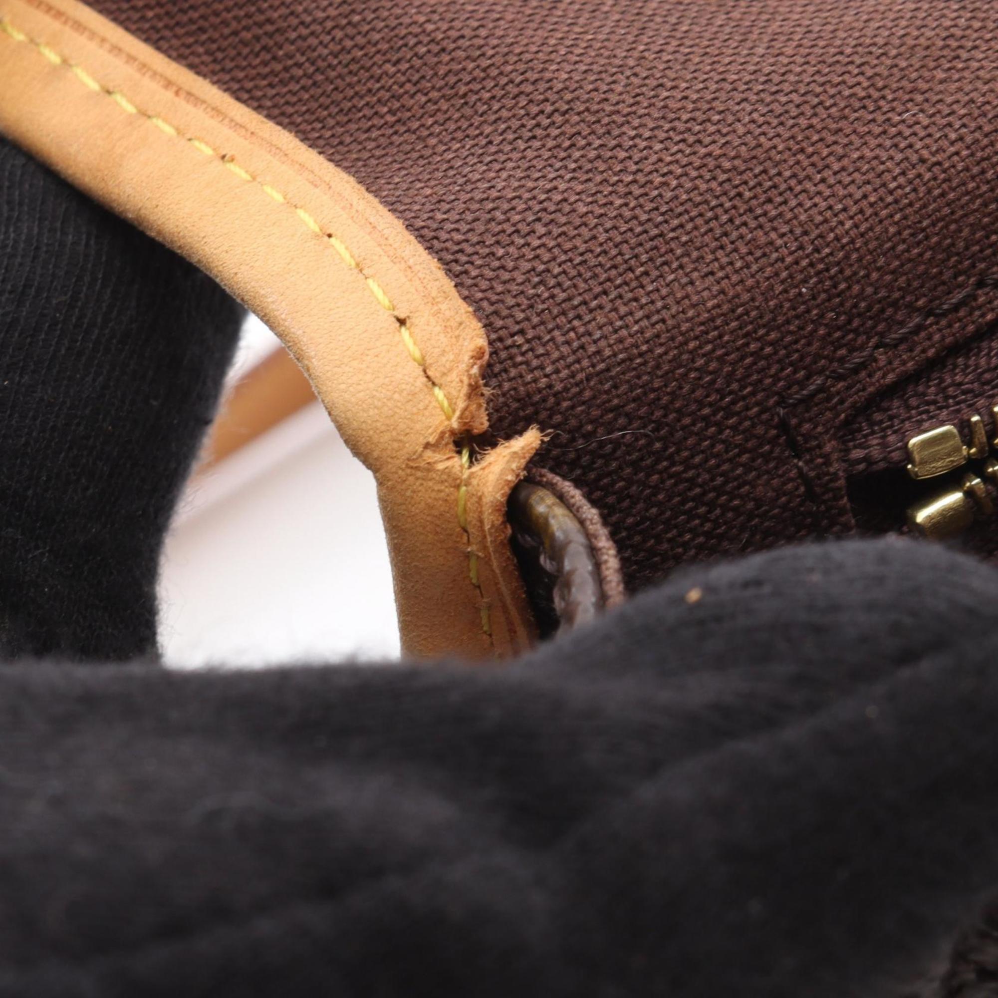 Louis Vuitton Brown Coated Canvas Pvc Monogram Leather Shoulder Bag (Pre-Owned)