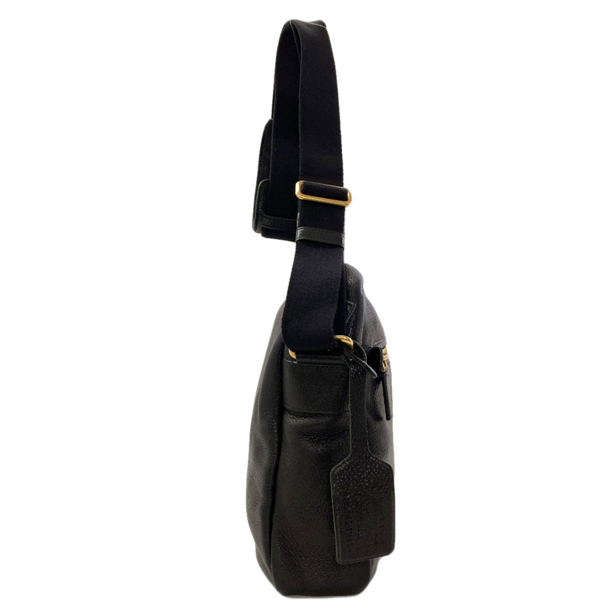 Prada Black Leather Shoulder Bag (Pre-Owned)