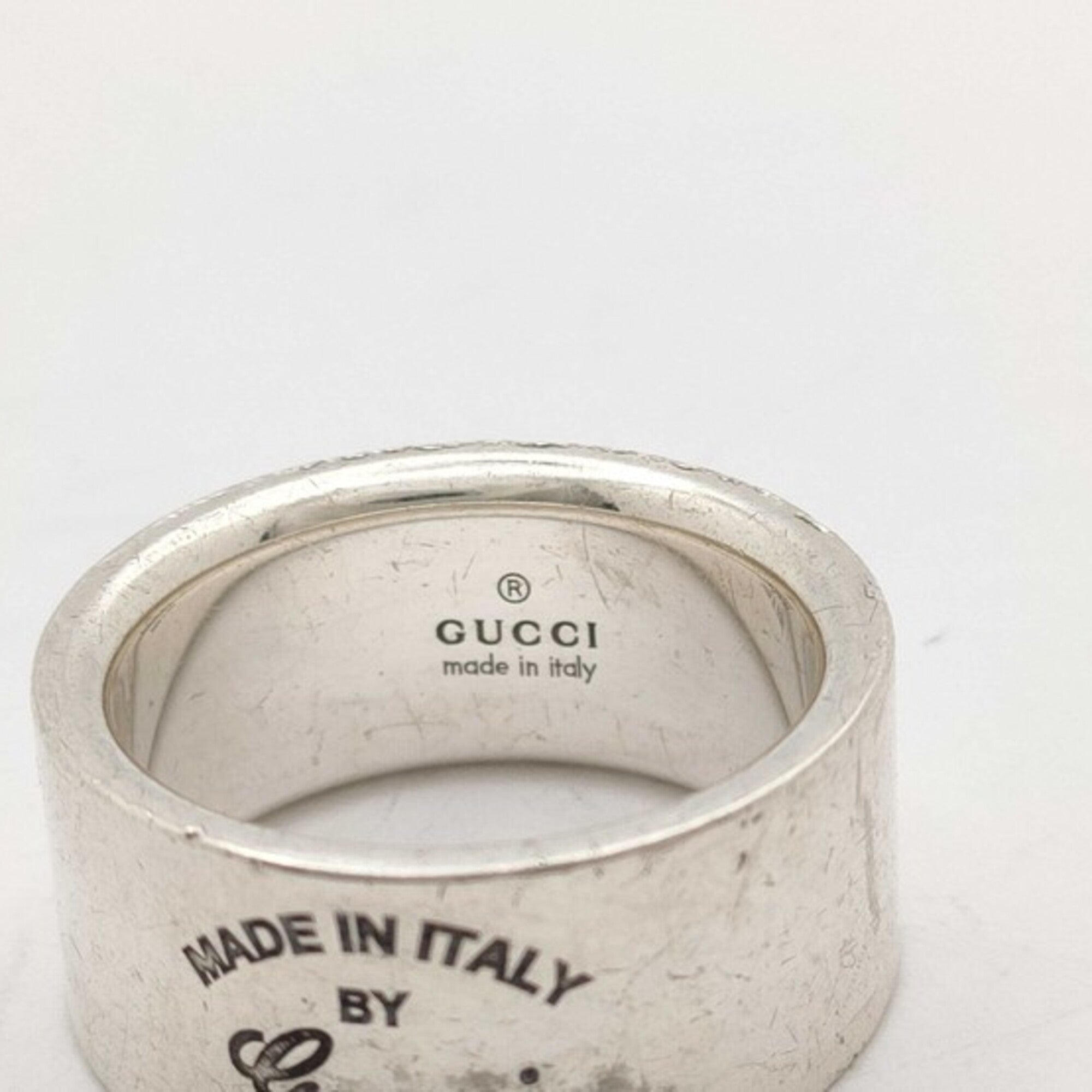 Gucci Silver Silver 925 Band Ring (Pre-Owned)