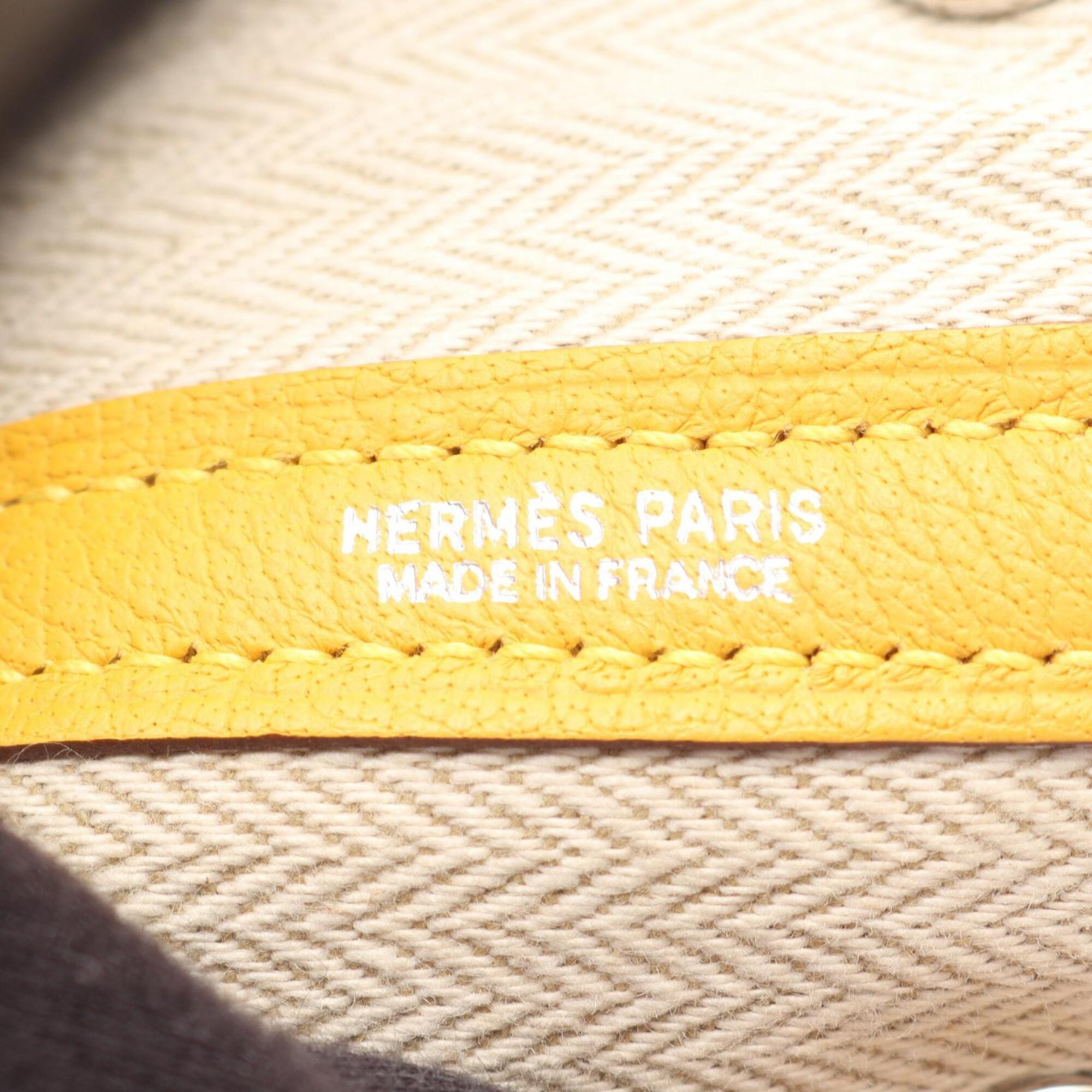Hermes Yellow Negonda Leather Leather Handbag Tote Bag (Pre-Owned)