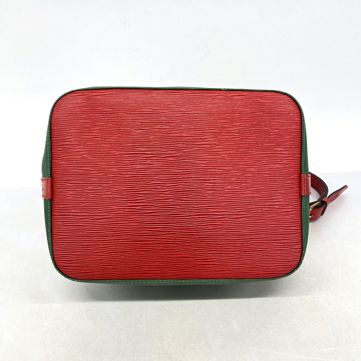 Louis Vuitton Borneo Green Castilian Red Shoulder Bag (Pre-Owned)