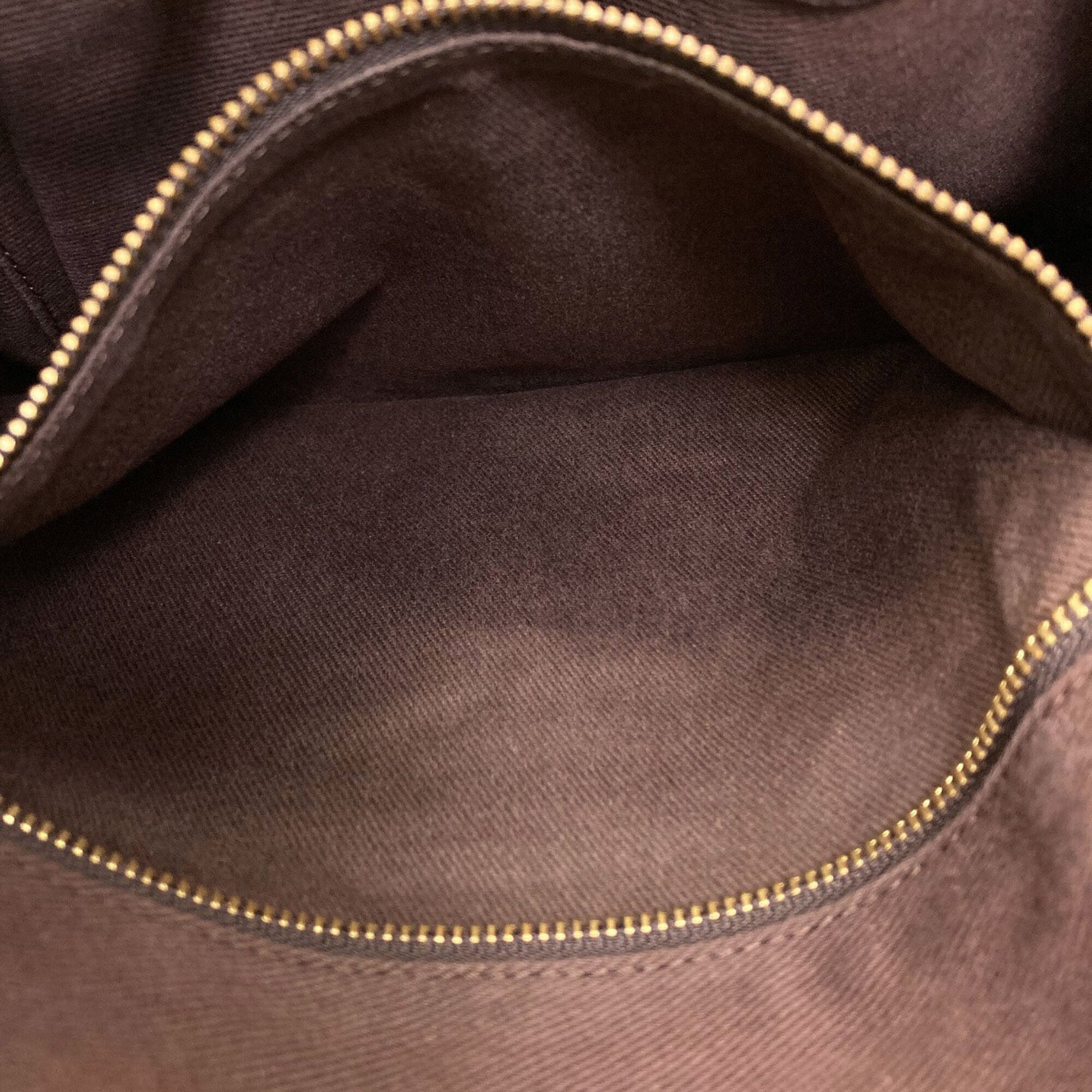 Celine Brown Canvas Shoulder Bag (Pre-Owned)