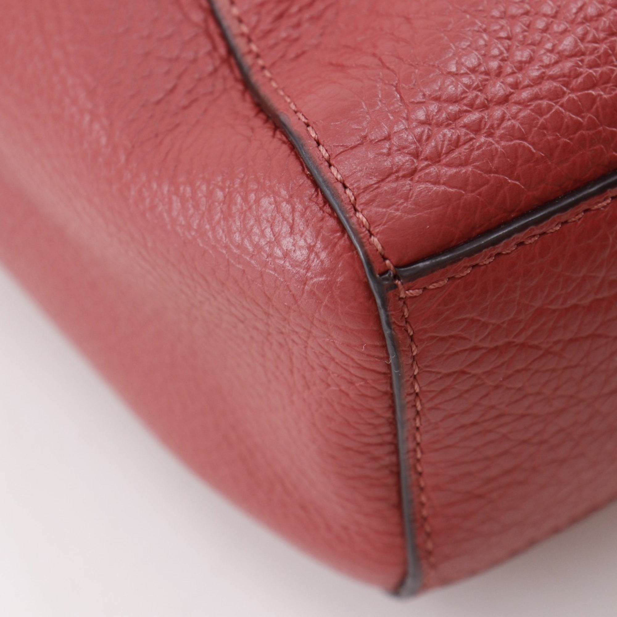 Coach Pink Leather Handbag (Pre-Owned)