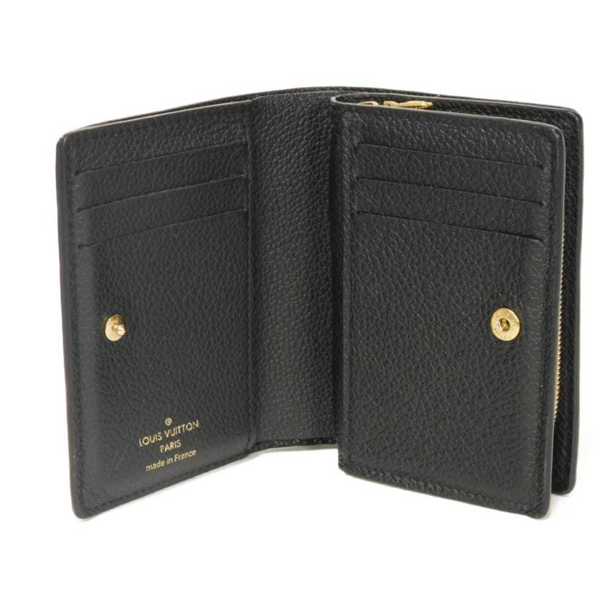 Louis Vuitton Black Galle Monogram Noir Monogram Empreinte Wallet (Bi-Fold) (Pre-Owned)