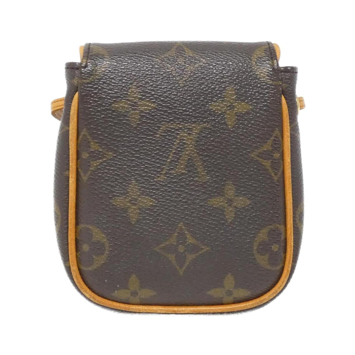Louis Vuitton Marron Coated Canvas Pochette Shoulder Bag (Pre-Owned)